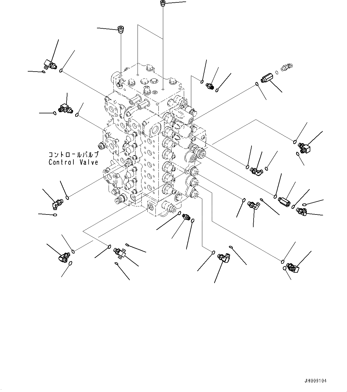 Схема запчастей Komatsu PC300-8M0 - УПРАВЛЯЮЩ. КЛАПАН, УПРАВЛЯЮЩ. КЛАПАН КОМПОНЕНТЫ (/) (№8-) УПРАВЛЯЮЩ. КЛАПАН, ДЛЯ ИНДОНЕЗИЯ