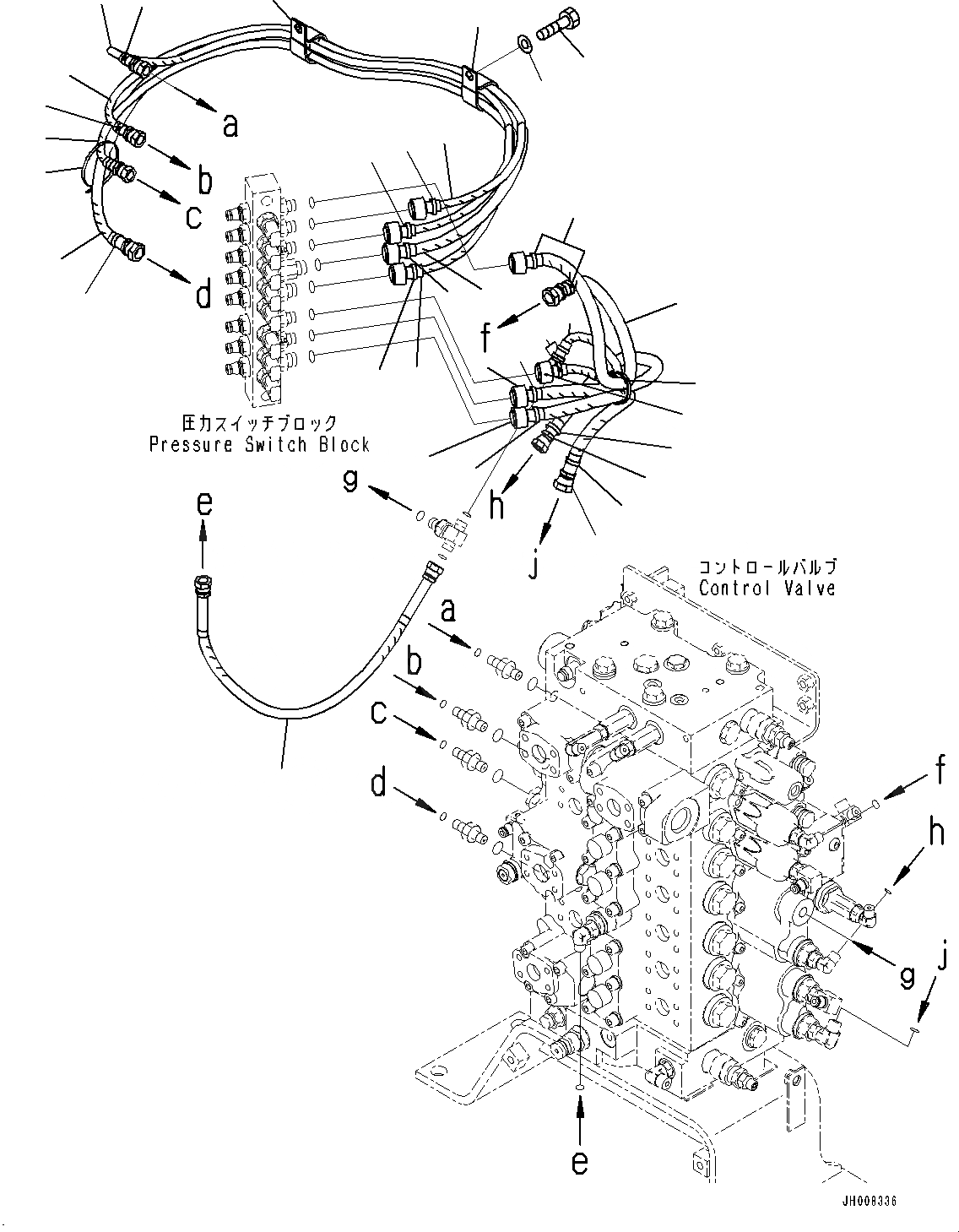 Схема запчастей Komatsu PC300-8M0 - ПРОПОРЦИОНАЛЬН. PRESSURE УПРАВЛ-Е (PPC) КЛАПАН ТРУБЫ (№8-) ПРОПОРЦИОНАЛЬН. PRESSURE УПРАВЛ-Е (PPC) КЛАПАН ТРУБЫ, ДЛЯ ИНДОНЕЗИЯ