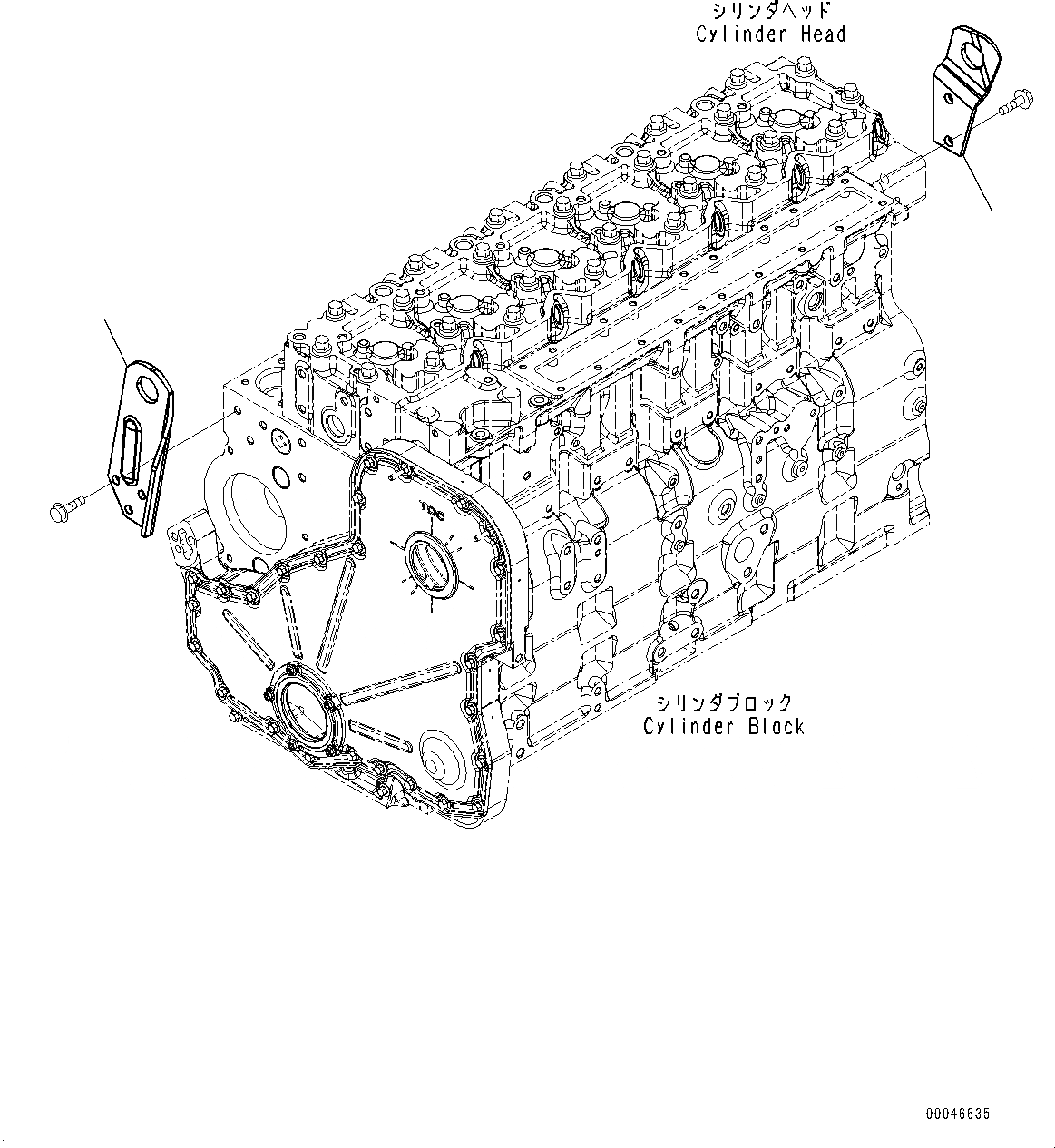 Схема запчастей Komatsu SAA6D114E-3F - ПОДЪЕМ ARRANGEMENT (№87-) ПОДЪЕМ ARRANGEMENT