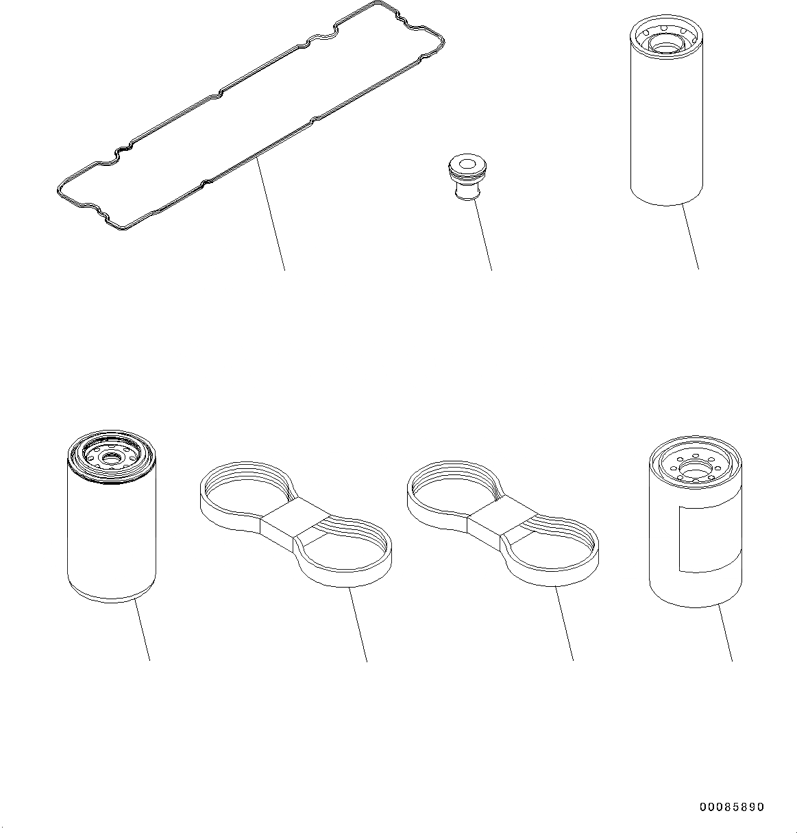 Схема запчастей Komatsu SAA6D114E-3F - ЗАП. ЧАСТИ, ДЛЯ AMP. ГЕНЕРАТОР (№87-) ЗАП. ЧАСТИ, ДЛЯ AMP. ГЕНЕРАТОР