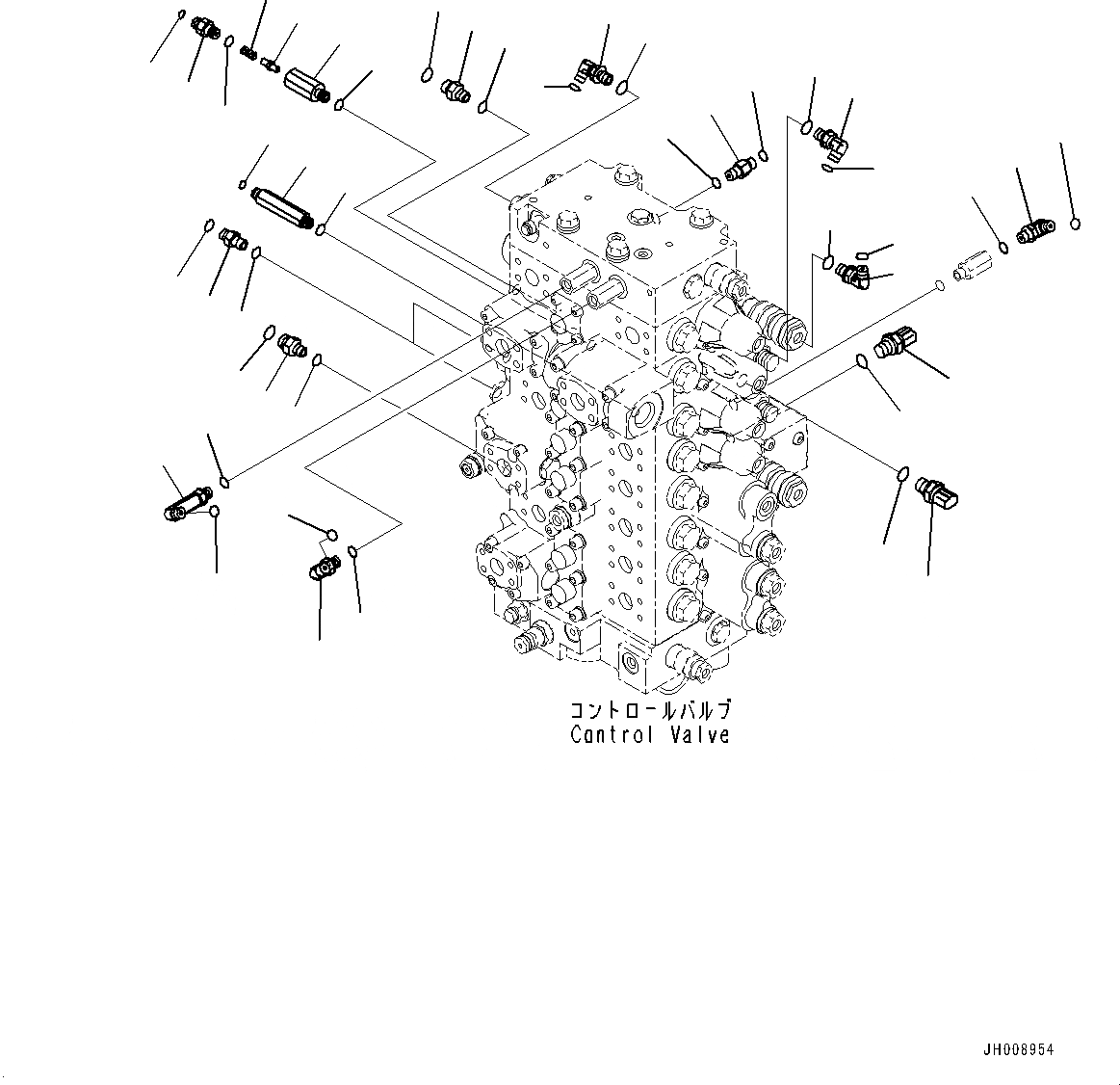 Схема запчастей Komatsu PC350-8M0 - УПРАВЛЯЮЩ. КЛАПАН, УПРАВЛЯЮЩ. КЛАПАН КОМПОНЕНТЫ (/) (№8-) УПРАВЛЯЮЩ. КЛАПАН, -ДОПОЛН. АКТУАТОР ТРУБЫ, АККУМУЛЯТОР