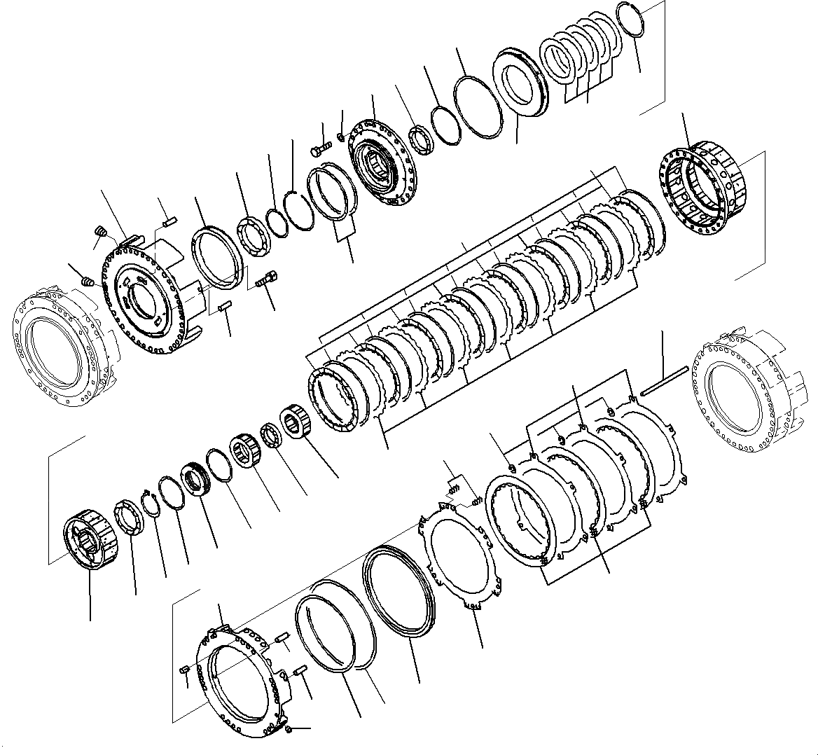 Схема запчастей Komatsu WA600-6 - ГИДРОТРАНСФОРМАТОР И ТРАНСМИССИЯ, 2 И 4 КОЖУХ (№8-) ГИДРОТРАНСФОРМАТОР И ТРАНСМИССИЯ, С ТОРМОЗ. МАСЛ. СИСТЕМА ОХЛАЖДЕНИЯ, PM SERVICE СОЕДИН-Е, С ЭКСТРЕНН. УПРАВЛ.