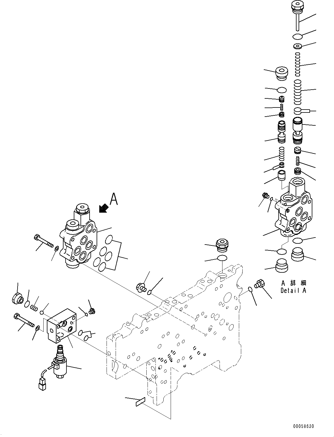 Схема запчастей Komatsu WA600-6 - ГИДРОТРАНСФОРМАТОР И ТРАНСМИССИЯ, MODULATION КЛАПАН (/) (№8-) ГИДРОТРАНСФОРМАТОР И ТРАНСМИССИЯ, С ТОРМОЗ. МАСЛ. СИСТЕМА ОХЛАЖДЕНИЯ, PM SERVICE СОЕДИН-Е, С ЭКСТРЕНН. УПРАВЛ.