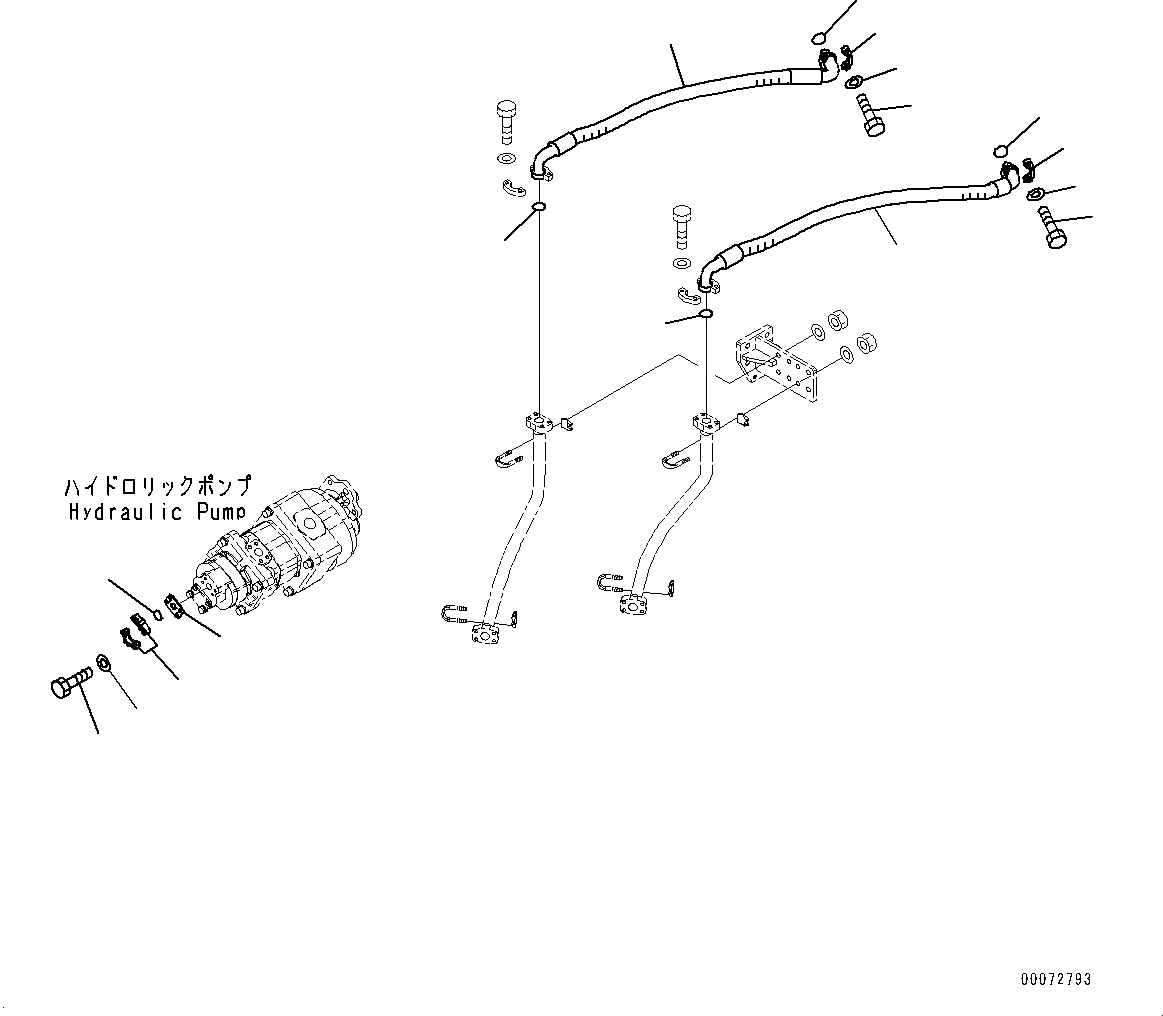 Схема запчастей Komatsu WA600-6 - ГИДРОТРАНСФОРМАТОР И ТРАНСМИССИЯ, ПОДАЮЩ. ТРУБЫ (/) (№8-) ГИДРОТРАНСФОРМАТОР И ТРАНСМИССИЯ, БЕЗ ТОРМОЗ. МАСЛ. СИСТЕМА ОХЛАЖДЕНИЯ
