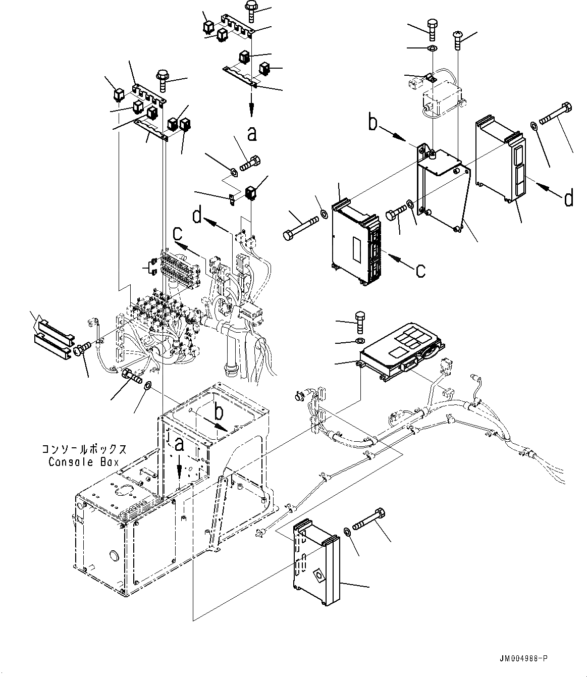 Схема запчастей Komatsu WA600-6 - ПОЛ, КОНТРОЛЛЕР (№-) ПОЛ