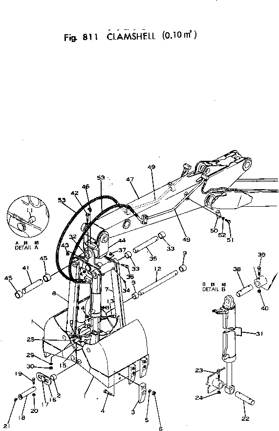 Схема запчастей Komatsu 10-HT-1 - ГРЕЙФЕРН. (.M) ОПЦИОННЫЕ КОМПОНЕНТЫ