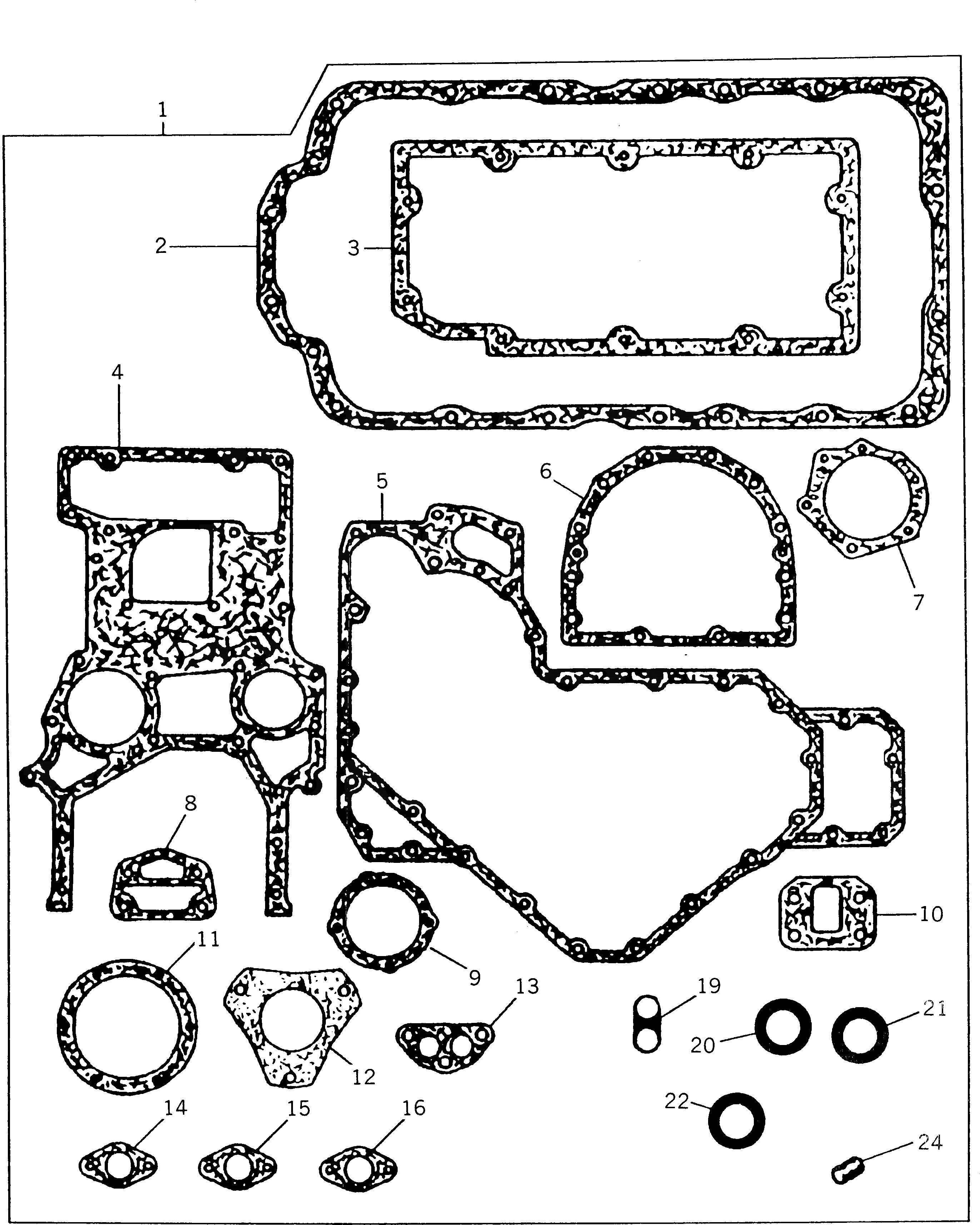 Схема запчастей Komatsu 1004-4TLR - СОЕД-ЕS И ПРОКЛАДКАS (НИЖН. РЕМ. КОМПЛЕКТЫ) ИНСТРУМЕНТ И РЕМКОМПЛЕКТЫ