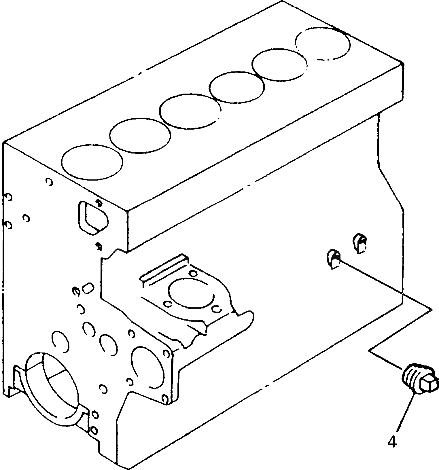 Схема запчастей Komatsu 1006-6T-C - СИСТЕМА СМАЗКИ МАСЛ. ПЕРЕКЛЮЧАТЕЛЬ ДАВЛЕНИЯAND GAUGE БЛОК ЦИЛИНДРОВ