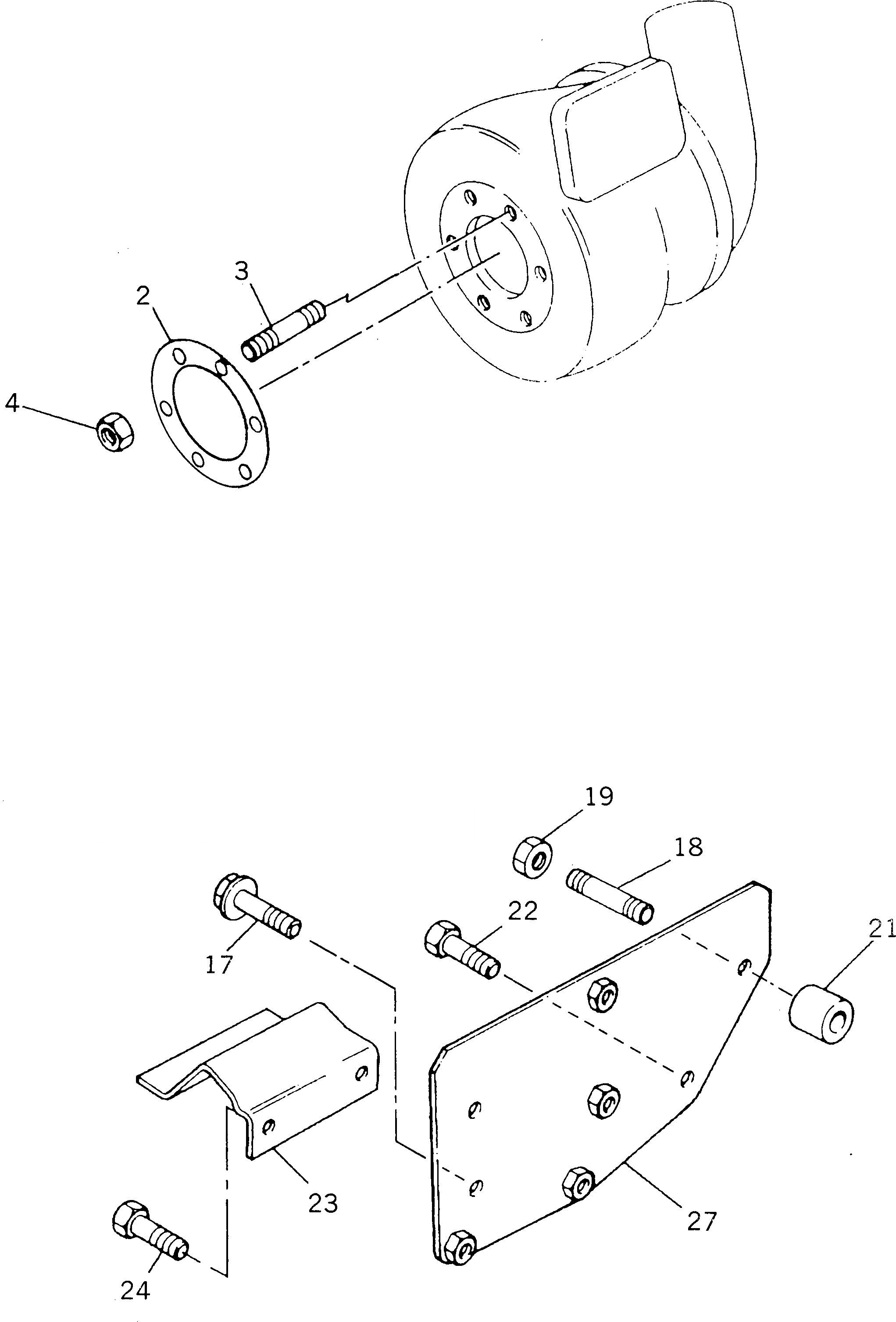Схема запчастей Komatsu 1006-6T2 - ТУРБОНАГНЕТАТЕЛЬ ВОЗД. ПОДАЧА ОХЛАДИТЕЛЬ ГОЛОВКА ЦИЛИНДРОВ