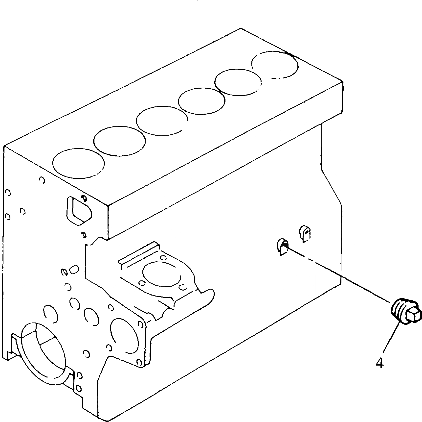Схема запчастей Komatsu 1006-6TLR2-PW - СИСТЕМА СМАЗКИ МАСЛ. ПЕРЕКЛЮЧАТЕЛЬ ДАВЛЕНИЯAND GAUGE БЛОК ЦИЛИНДРОВ