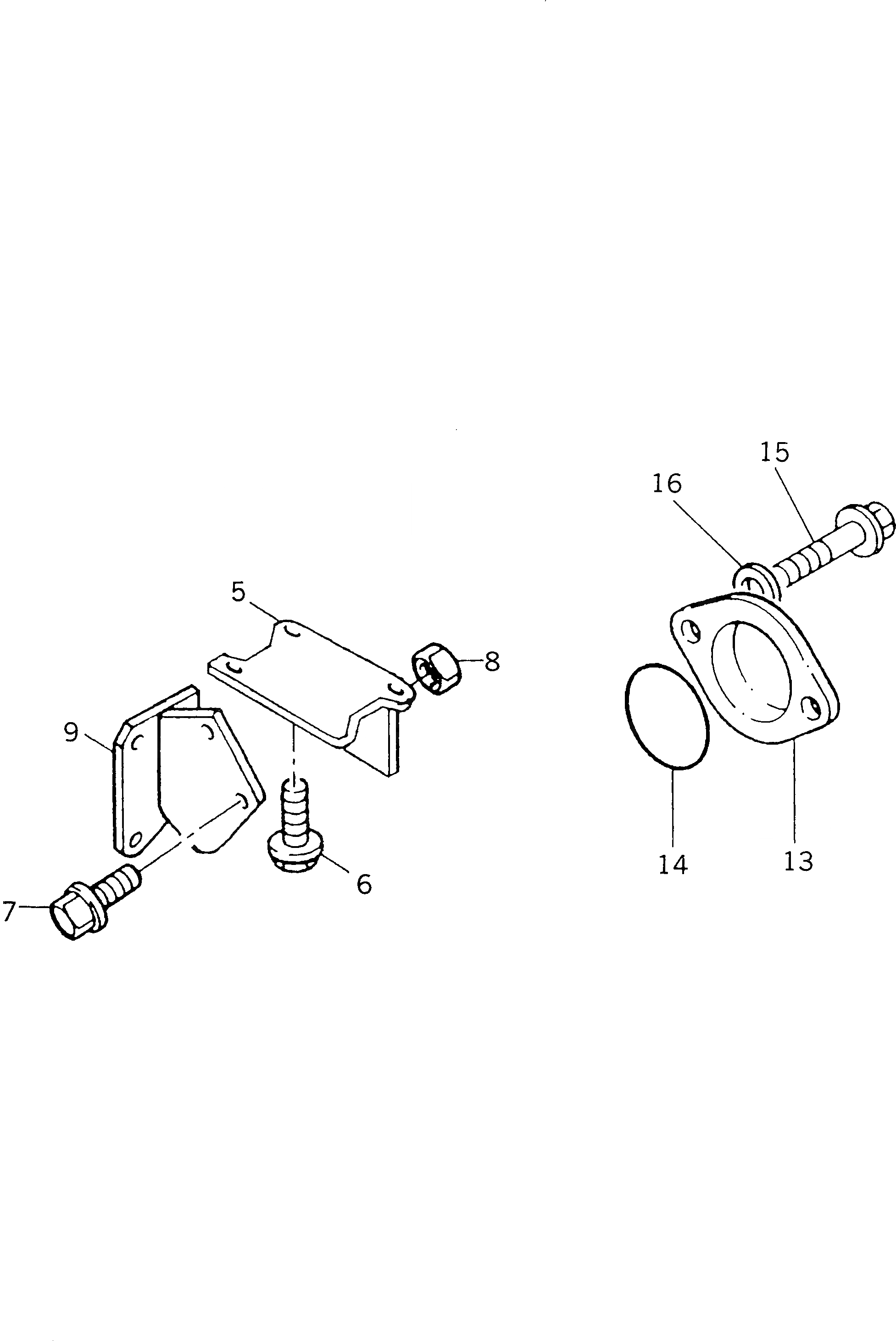 Схема запчастей Komatsu 1006-6TLR2-PW - КРЕПЛЕНИЕ КОНДИЦИОНЕРА(№UW-U77A) АКСЕССУАРЫ
