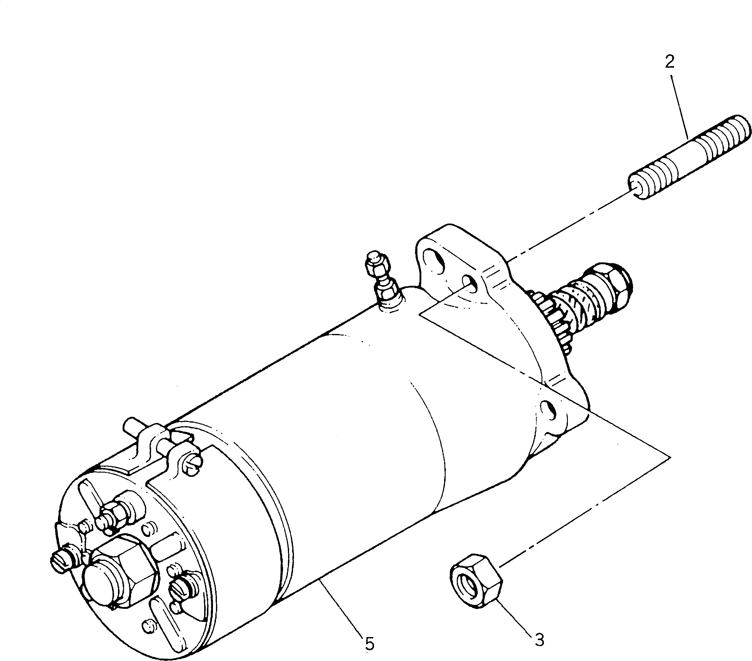 Схема запчастей Komatsu 1006-6TLR2-PC - STARTINGING МОТОР И КРЕПЛЕНИЕ ЭЛЕКТРИКА