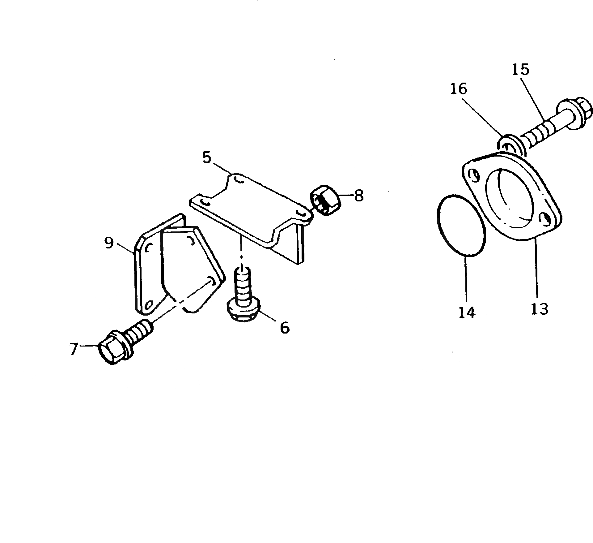 Схема запчастей Komatsu 1006-6T-D - ПРИВОД ПРИВОД ВСПОМОГ. ПРИВОД КРЕПЛЕНИЕ (/) АКСЕССУАРЫ