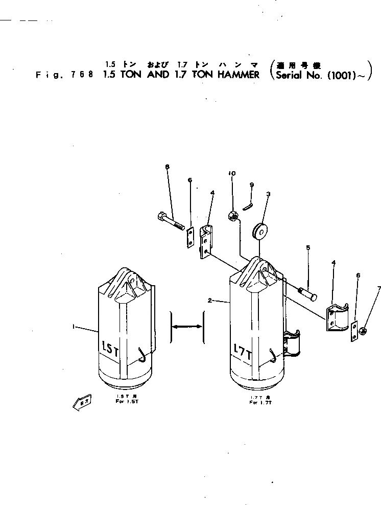 Схема запчастей Komatsu 22-BCM-1 - PILE ПРИВОДR LEADER (ДЛЯ D-) РАБОЧЕЕ ОБОРУДОВАНИЕ