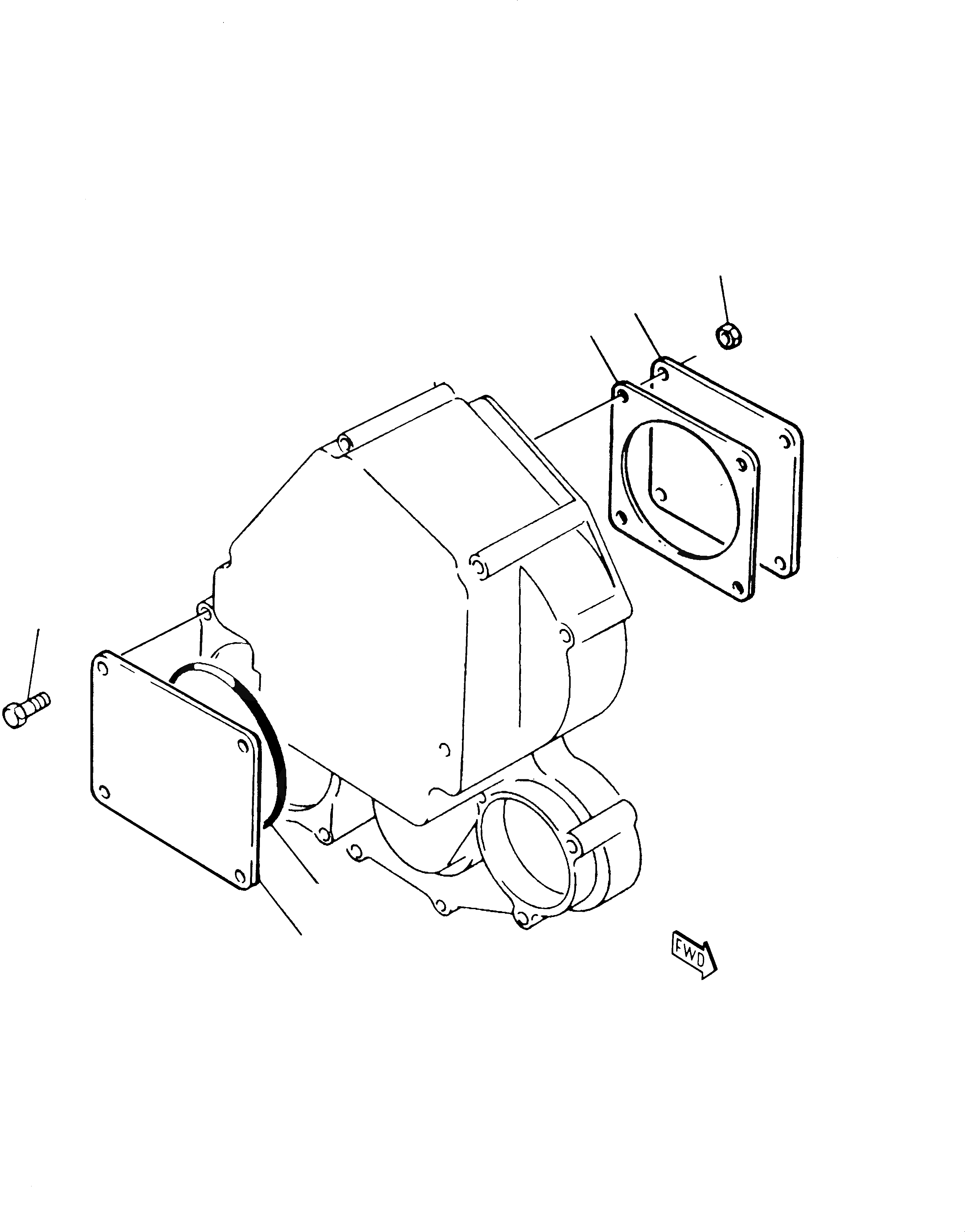 Схема запчастей Komatsu 222 - ПРИВОД ПРИВОД ВСПОМОГ. ПРИВОД ОПЦ.S ДВИГАТЕЛЬ
