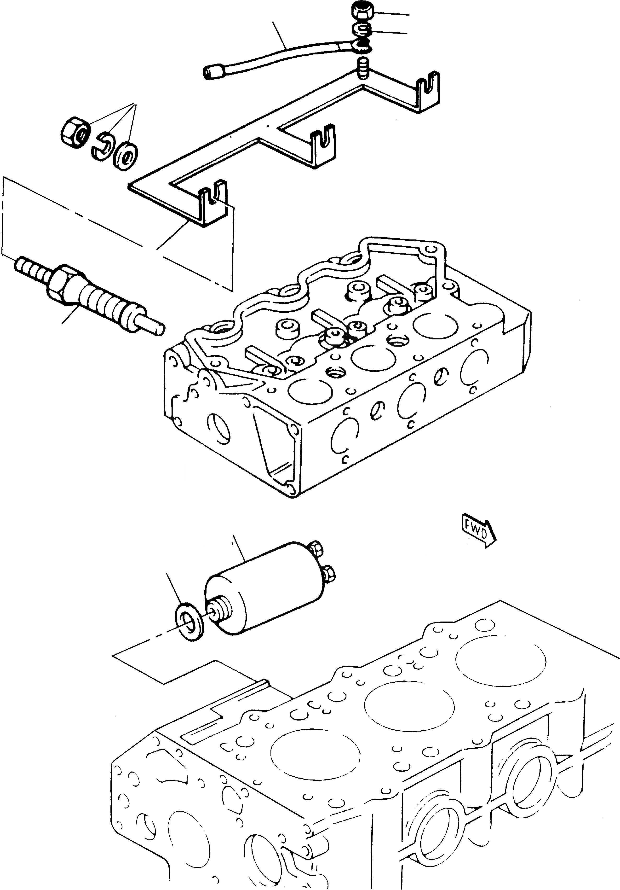 Схема запчастей Komatsu 222 - ХОЛОДН. THROTTLE И СТОП УПРАВЛ-ЕS ДВИГАТЕЛЬ
