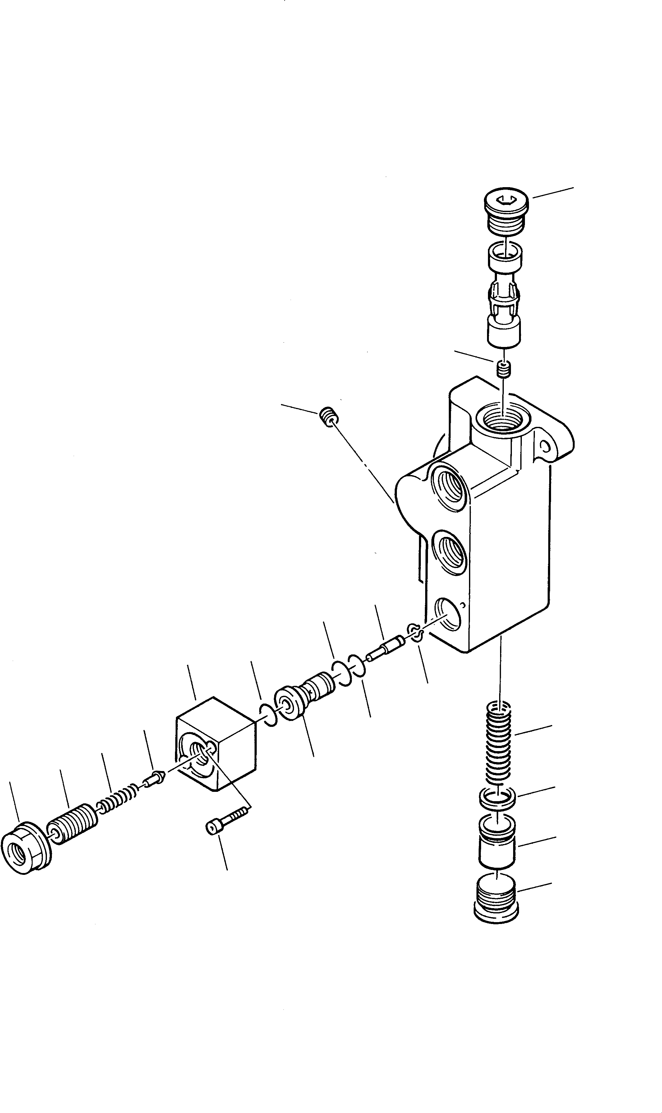 Схема запчастей Komatsu 222 - УСТР-ВО ПОДАЧИ УПРАВЛ-Е РАБОЧИМ ОБОРУДОВАНИЕМ