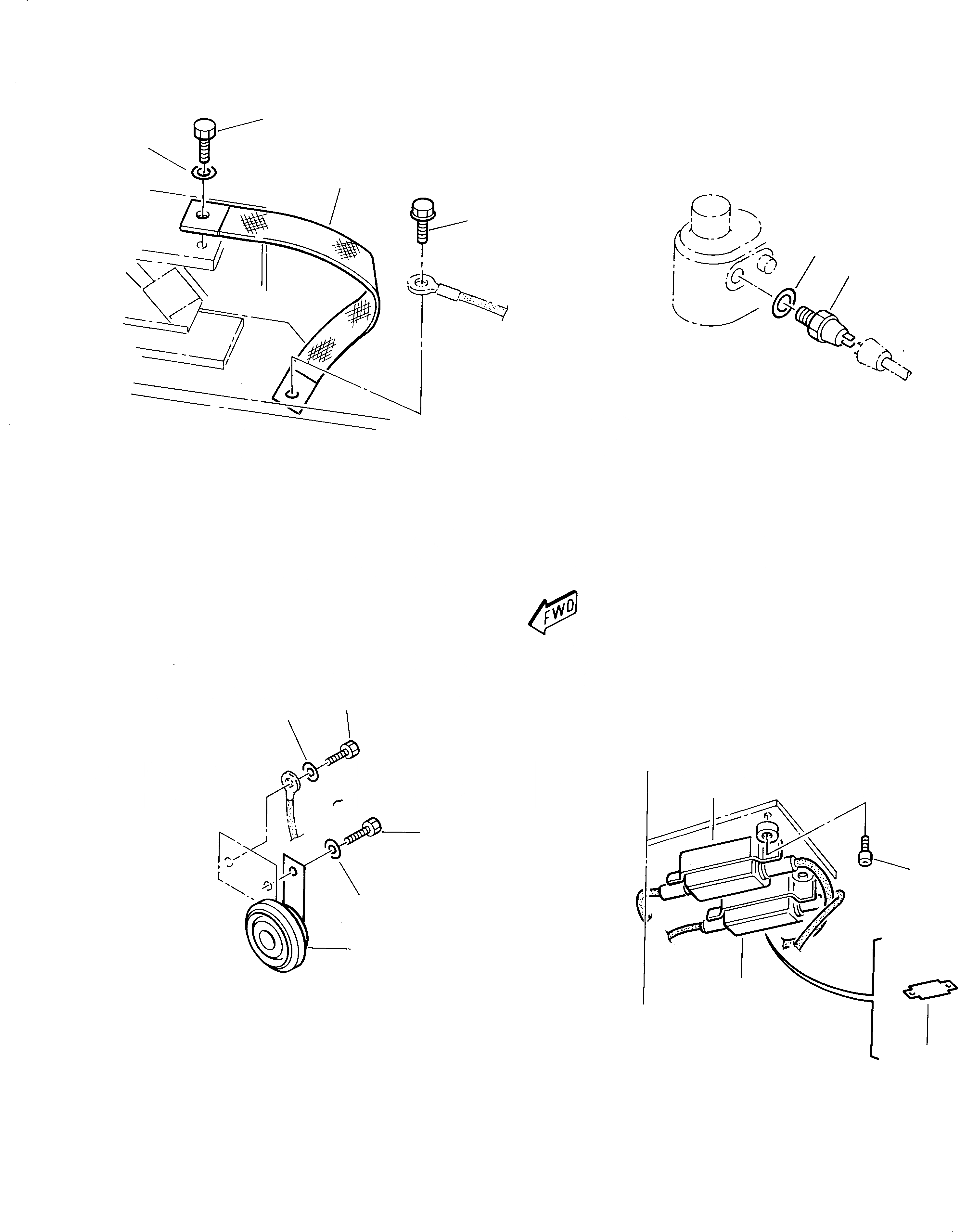 Схема запчастей Komatsu 230 - ЭЛЕКТРИКА (2 ЧАСТЬ) КОМПОНЕНТЫ ДВИГАТЕЛЯ И ЭЛЕКТРИКА