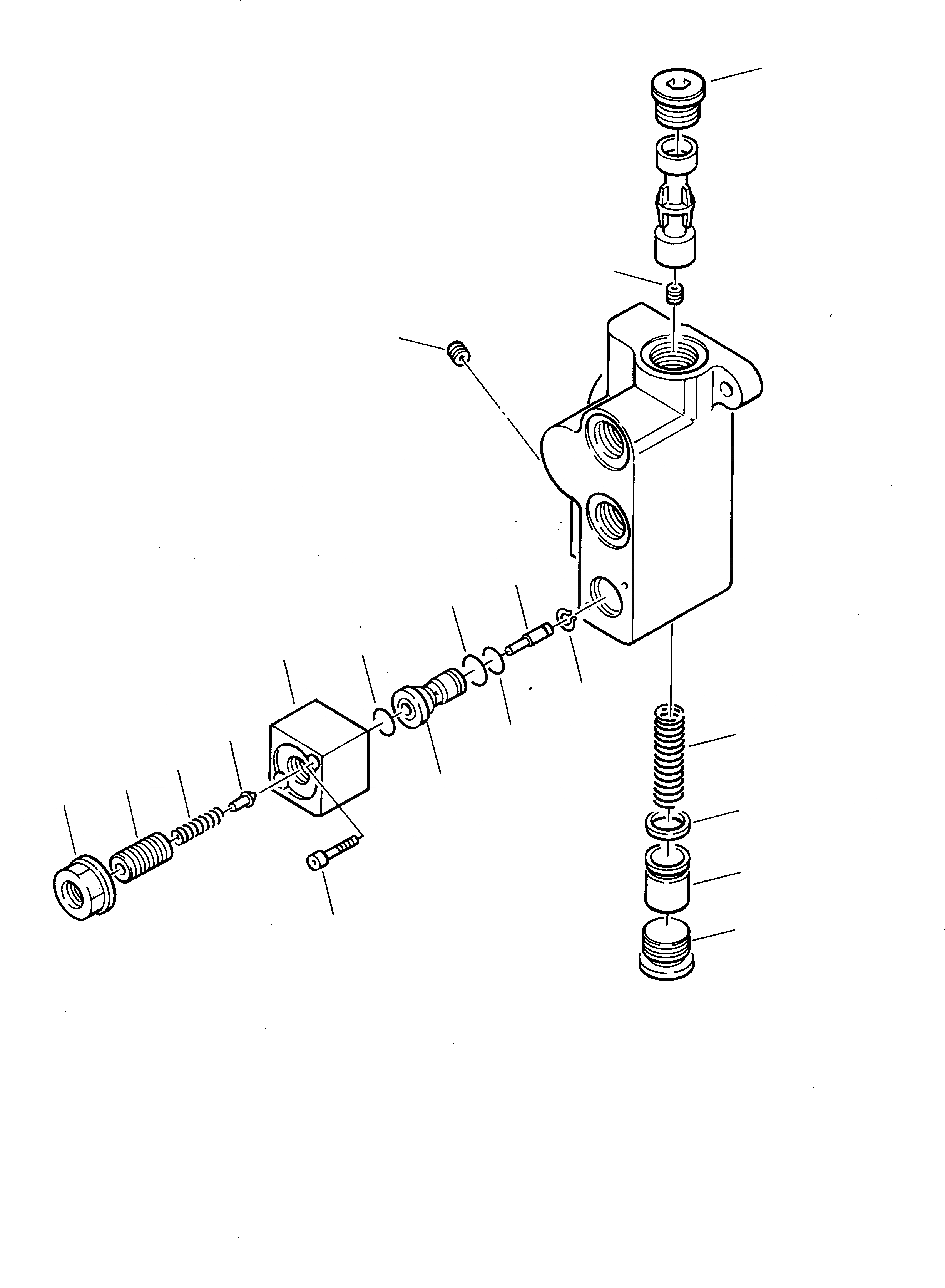 Схема запчастей Komatsu 230 - УСТР-ВО ПОДАЧИ УПРАВЛ-Е РАБОЧИМ ОБОРУДОВАНИЕМ