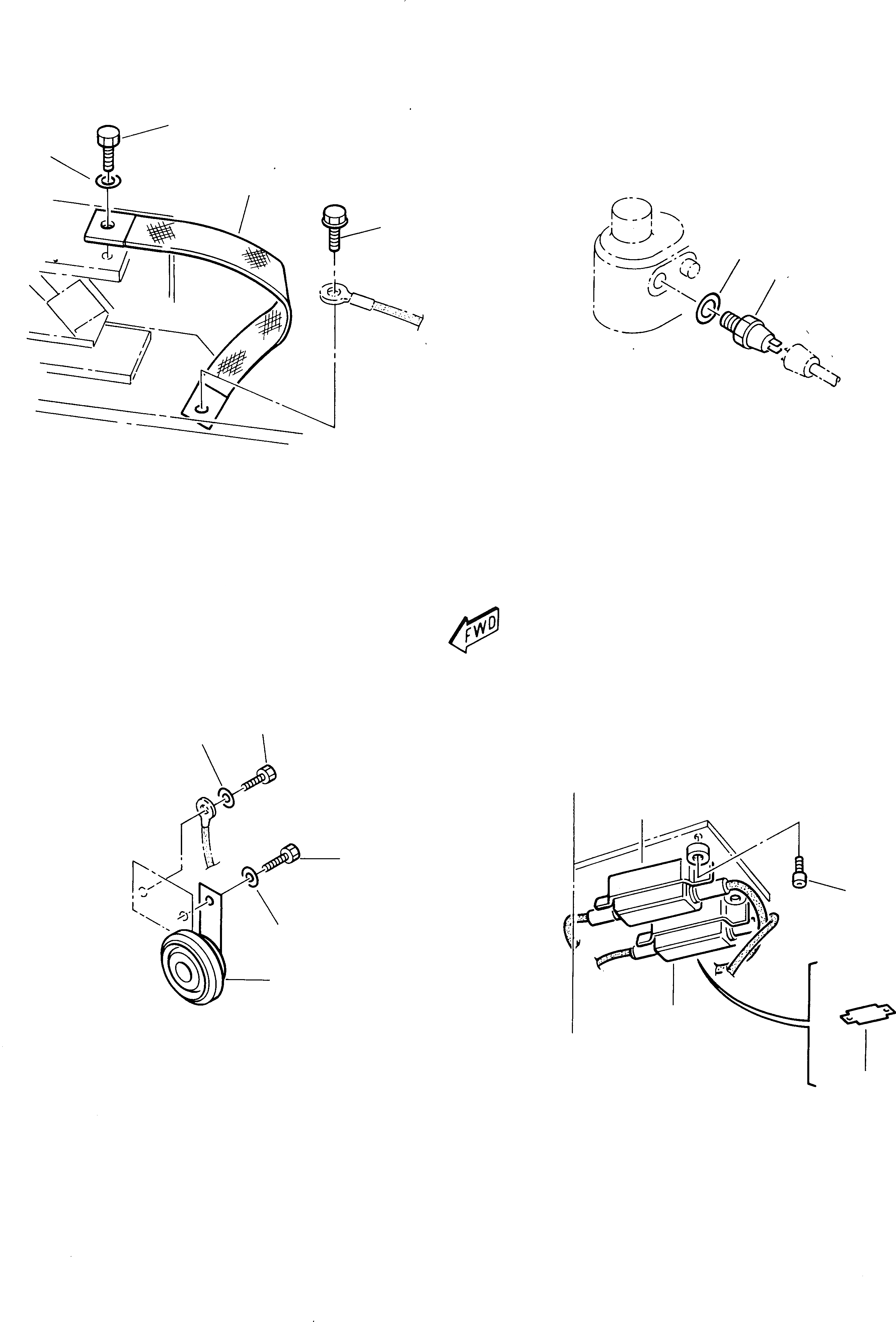 Схема запчастей Komatsu 235 - ЭЛЕКТРИКА (2 ЧАСТЬ) КОМПОНЕНТЫ ДВИГАТЕЛЯ И ЭЛЕКТРИКА