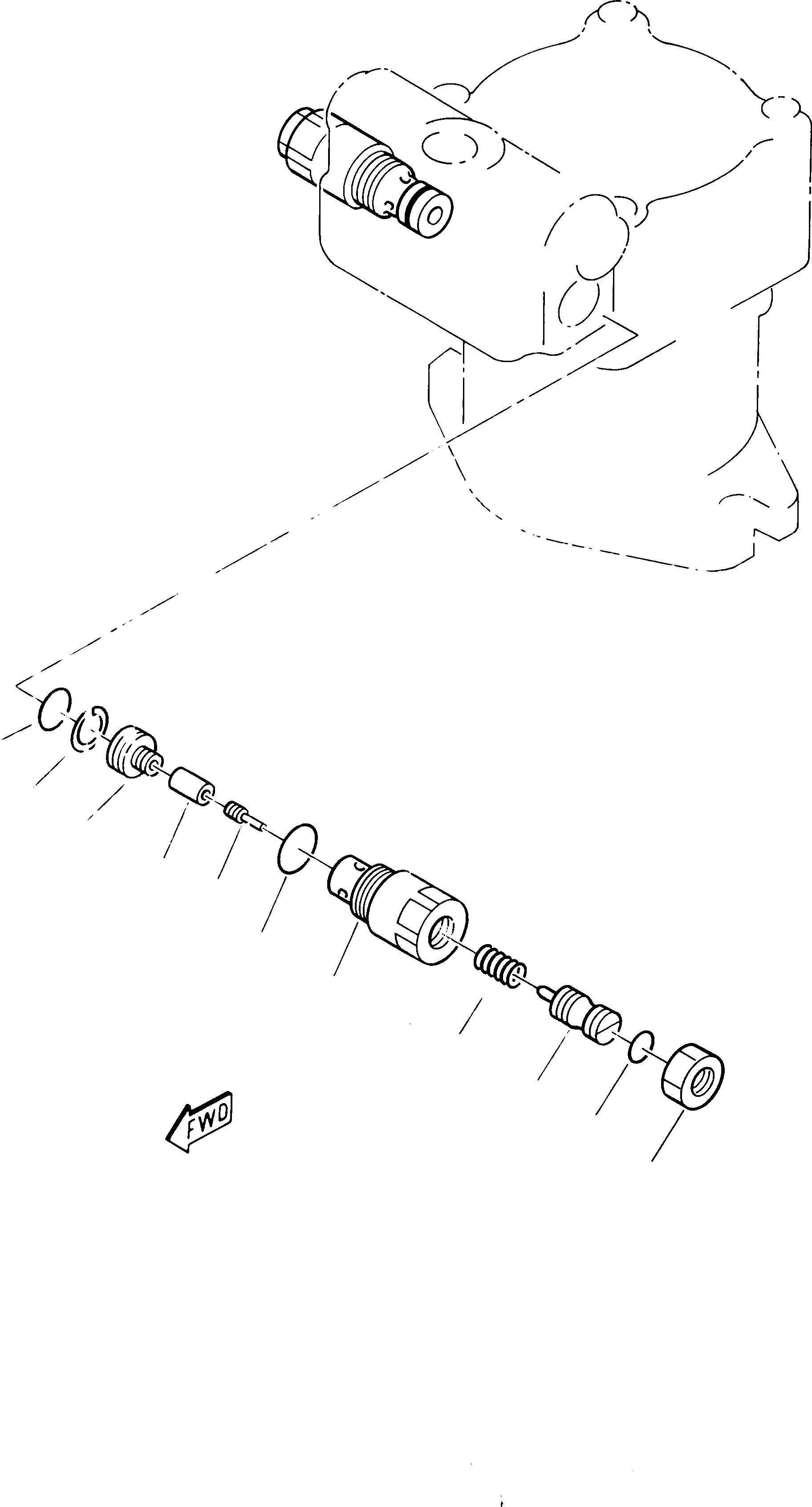 Схема запчастей Komatsu 235 - МОТОР ПОВОРОТА (2 ЧАСТЬ) РАБОЧЕЕ ОБОРУДОВАНИЕ