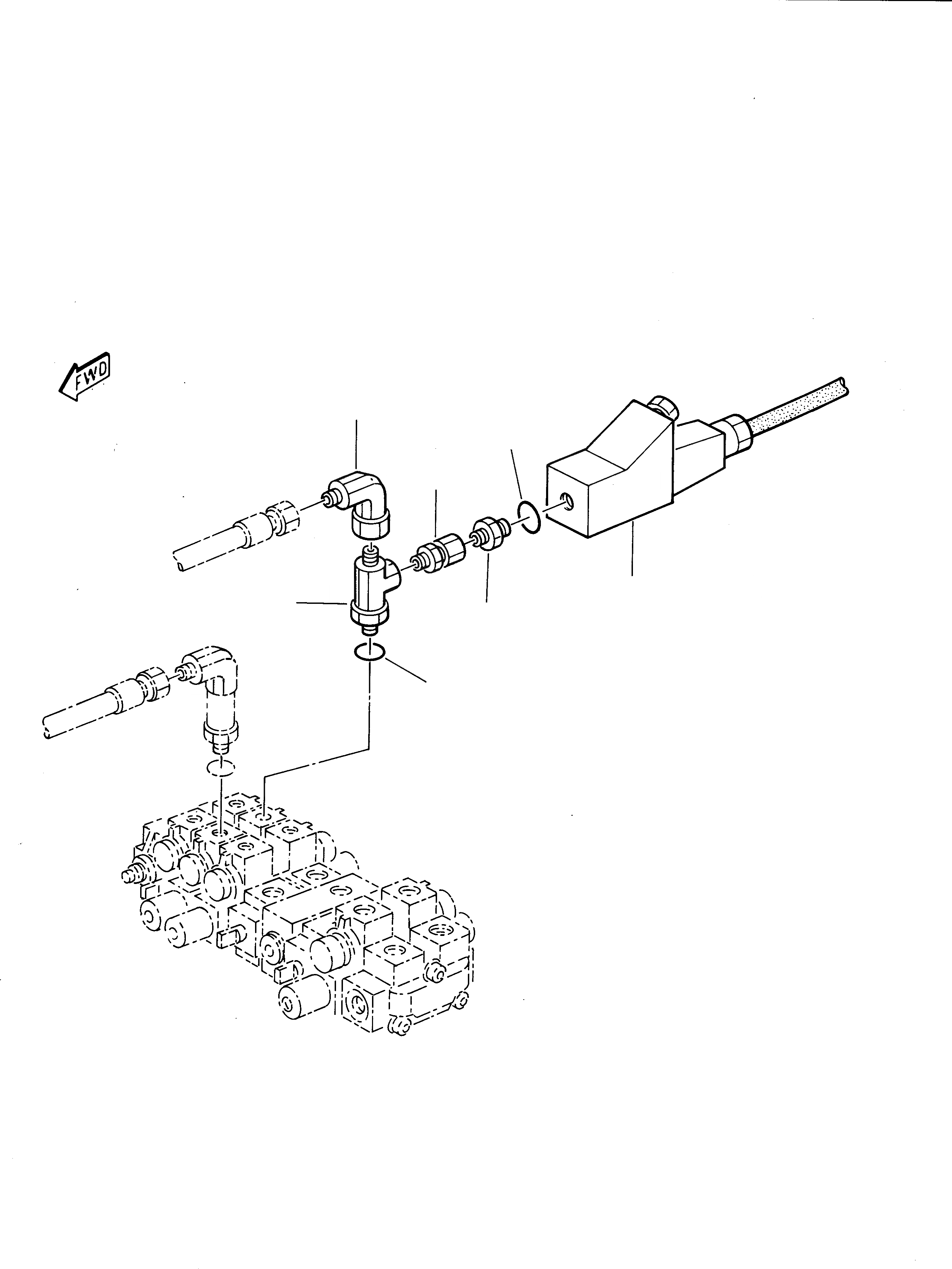 Схема запчастей Komatsu 235 - ГИДРОЛИНИЯ (ЦИЛИНДР СТРЕЛЫ) (СПЕЦ-Я TBG) РАБОЧЕЕ ОБОРУДОВАНИЕ