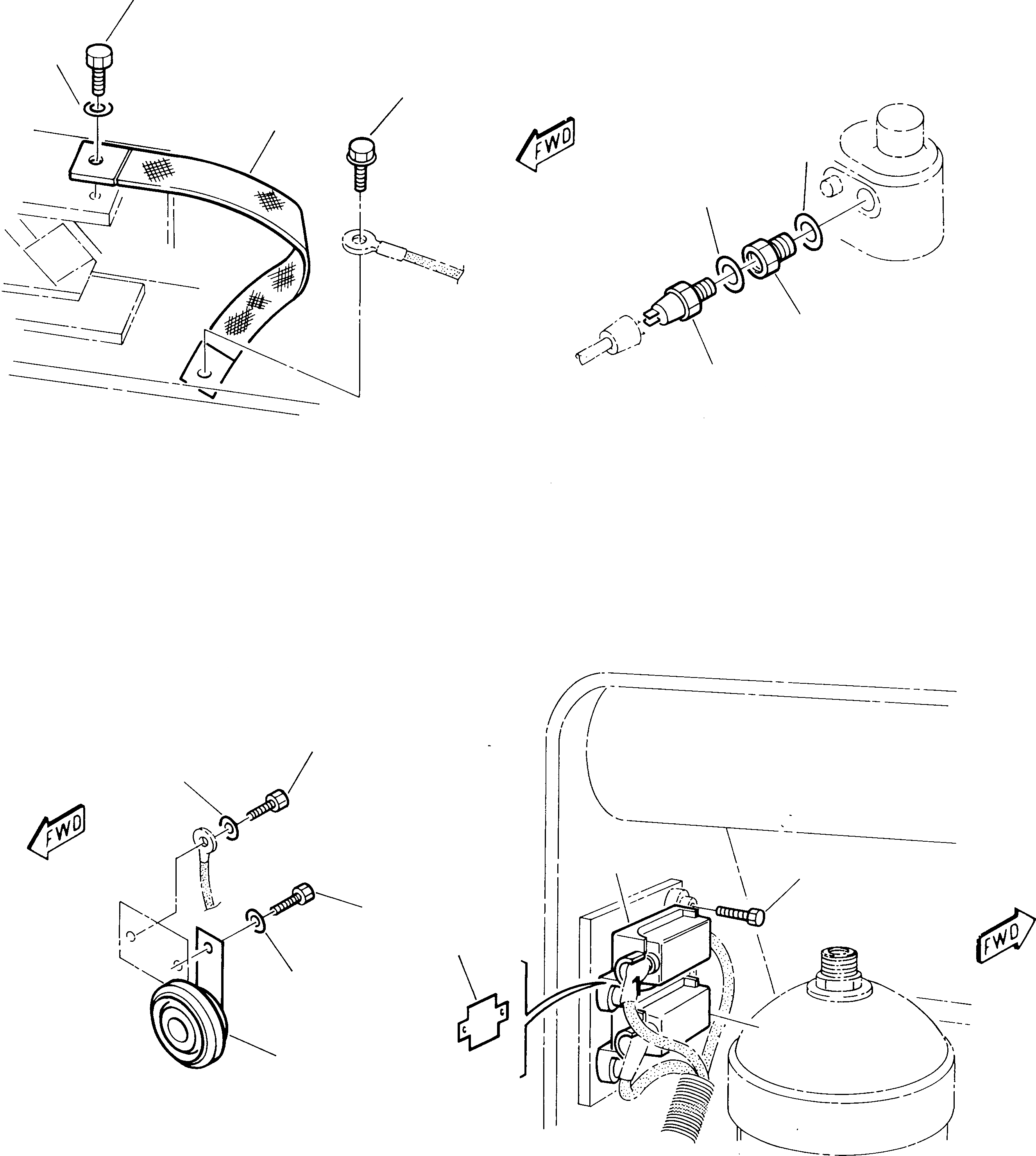 Схема запчастей Komatsu 245 - ЭЛЕКТРИКА (2 ЧАСТЬ) КОМПОНЕНТЫ ДВИГАТЕЛЯ И ЭЛЕКТРИКА