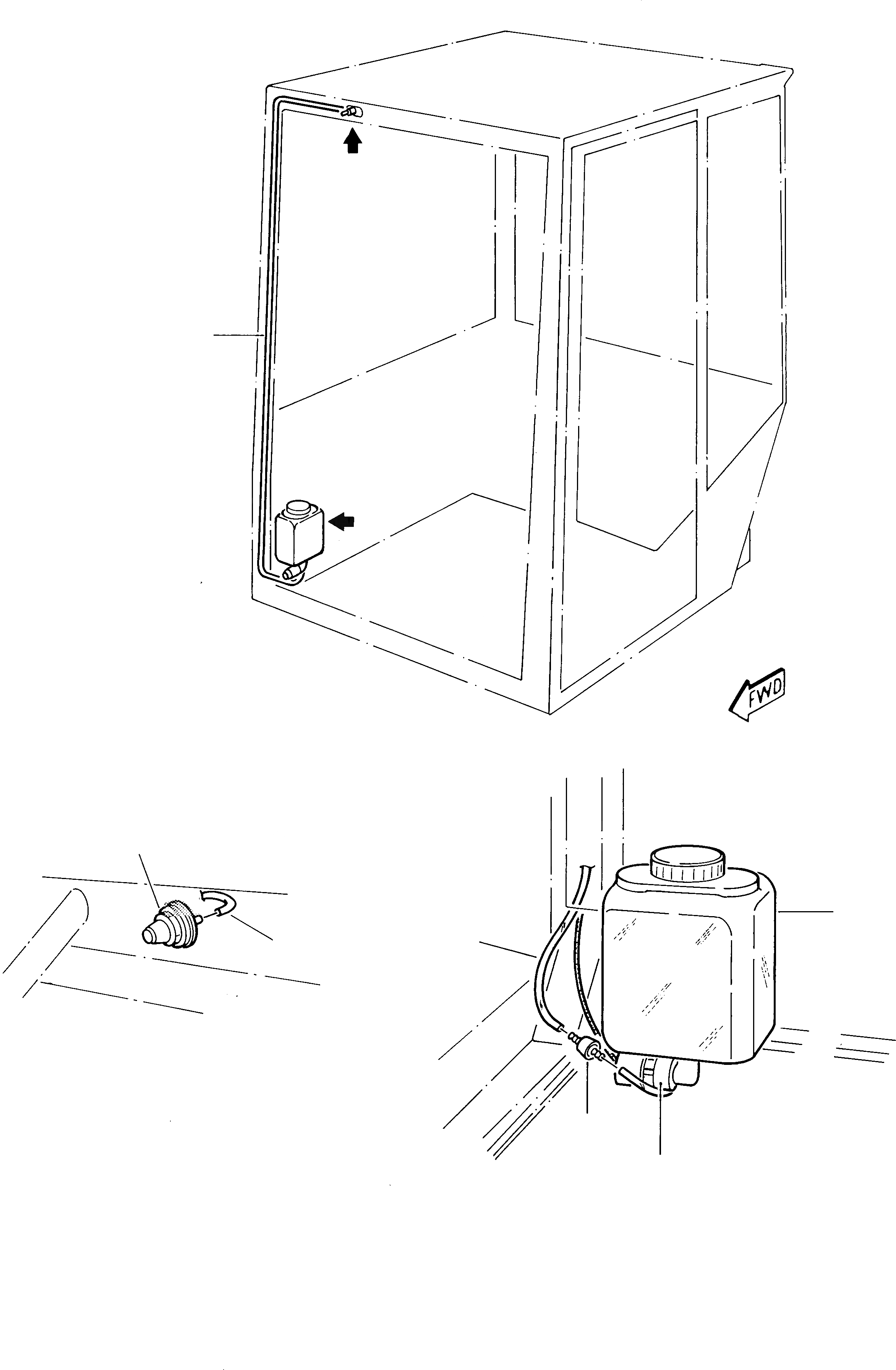 Схема запчастей Komatsu 245 - ЭКРАН ДВОРНИКИ ТРУБЫ ЧАСТИ КОРПУСА И КАБИНА