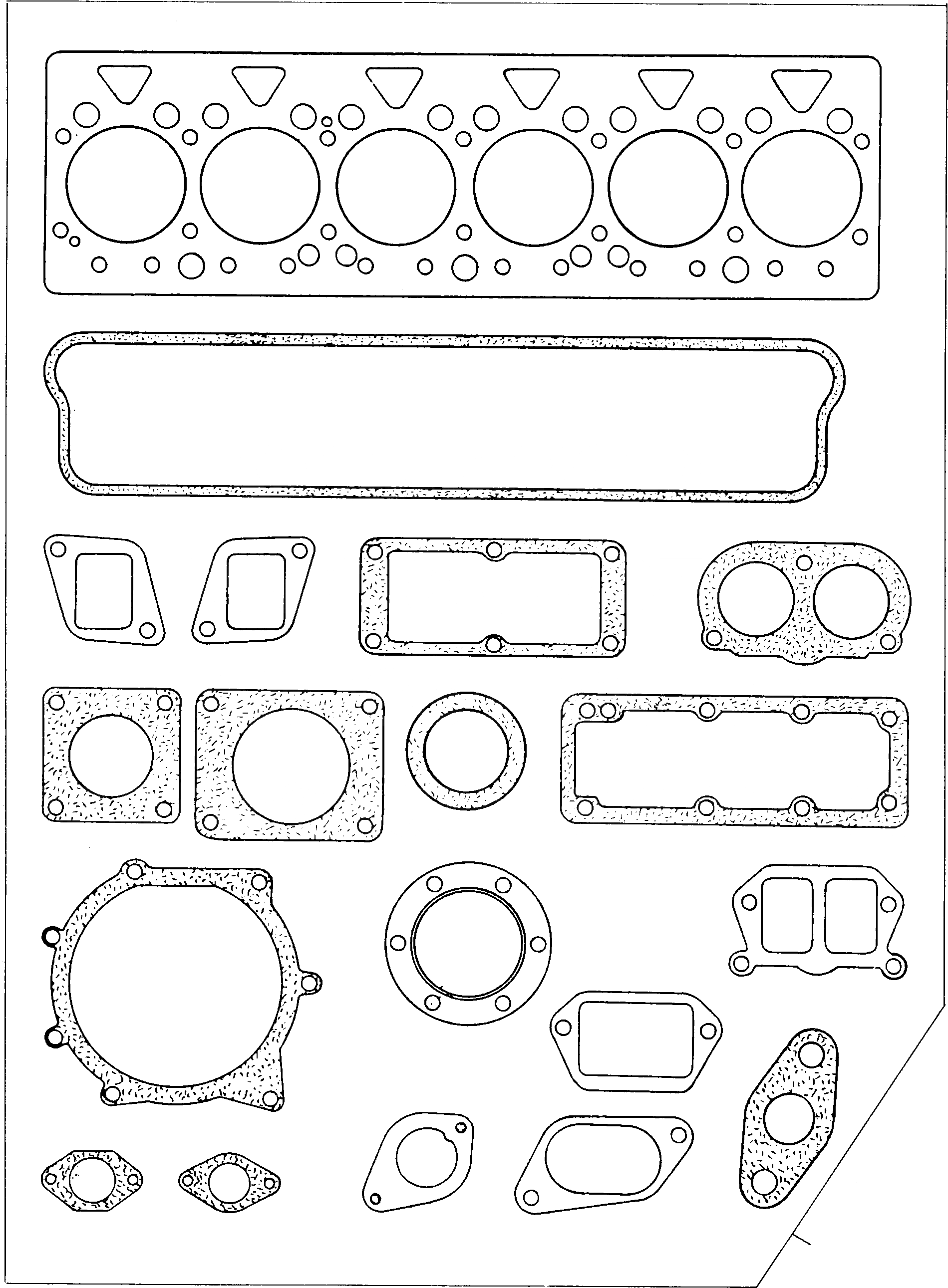 Схема запчастей Komatsu 35D - КОМПЛЕКТ ПРОКЛАДОК, ГОЛОВКА ЦИЛИНДРОВ ДВИГАТЕЛЬ, АКСЕССУАРЫ И ЭЛЕКТРИЧ. СИСТЕМА