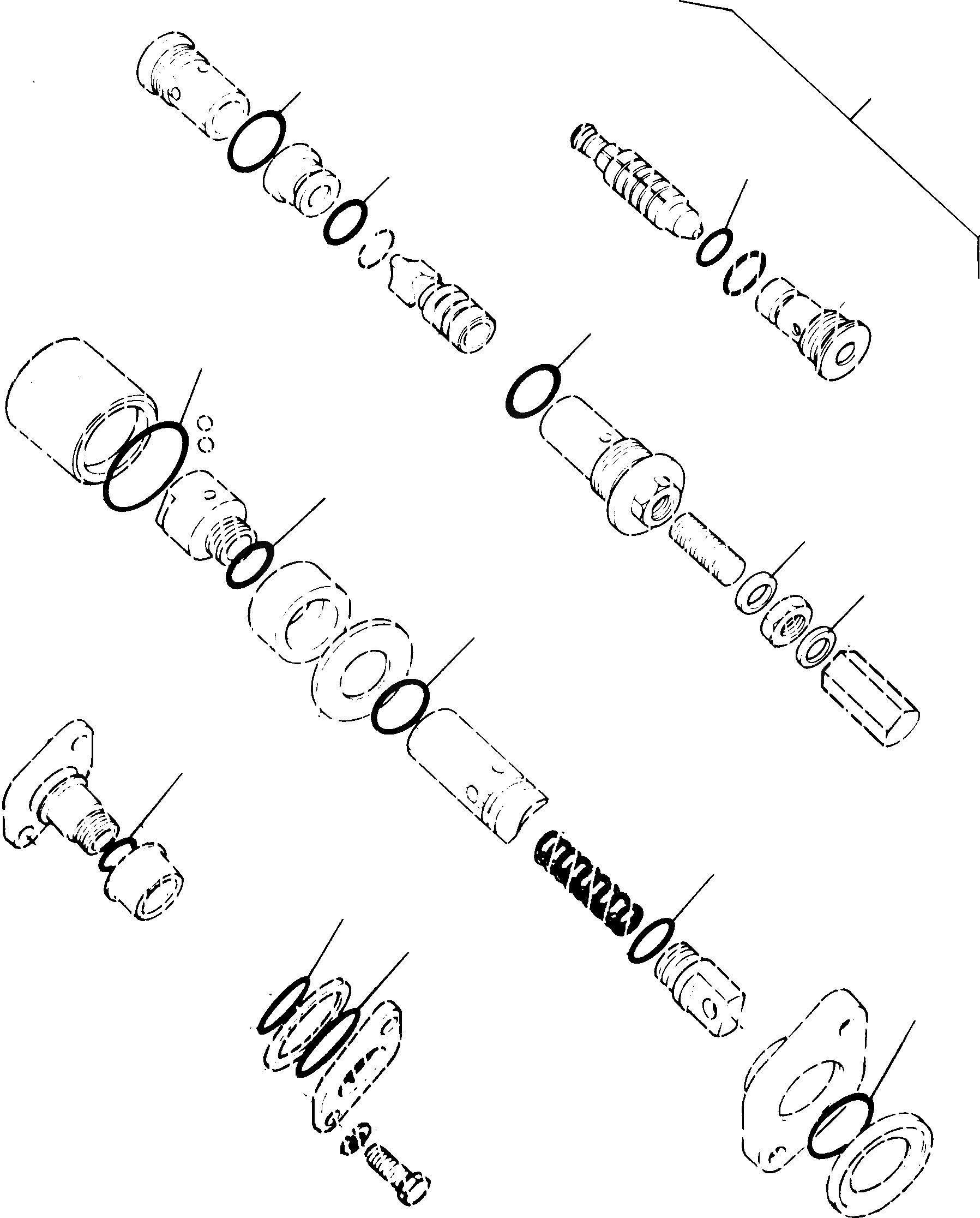 Схема запчастей Komatsu 35D - СОЕД-Е КОМПЛЕКТ УПРАВЛЯЮЩ. КЛАПАН, УПРАВЛЯЮЩ. КЛАПАН 97 78 M9 / 99 M9 УПРАВЛЯЮЩ. КЛАПАН, ВОЗВРАТ. ТРУБЫS