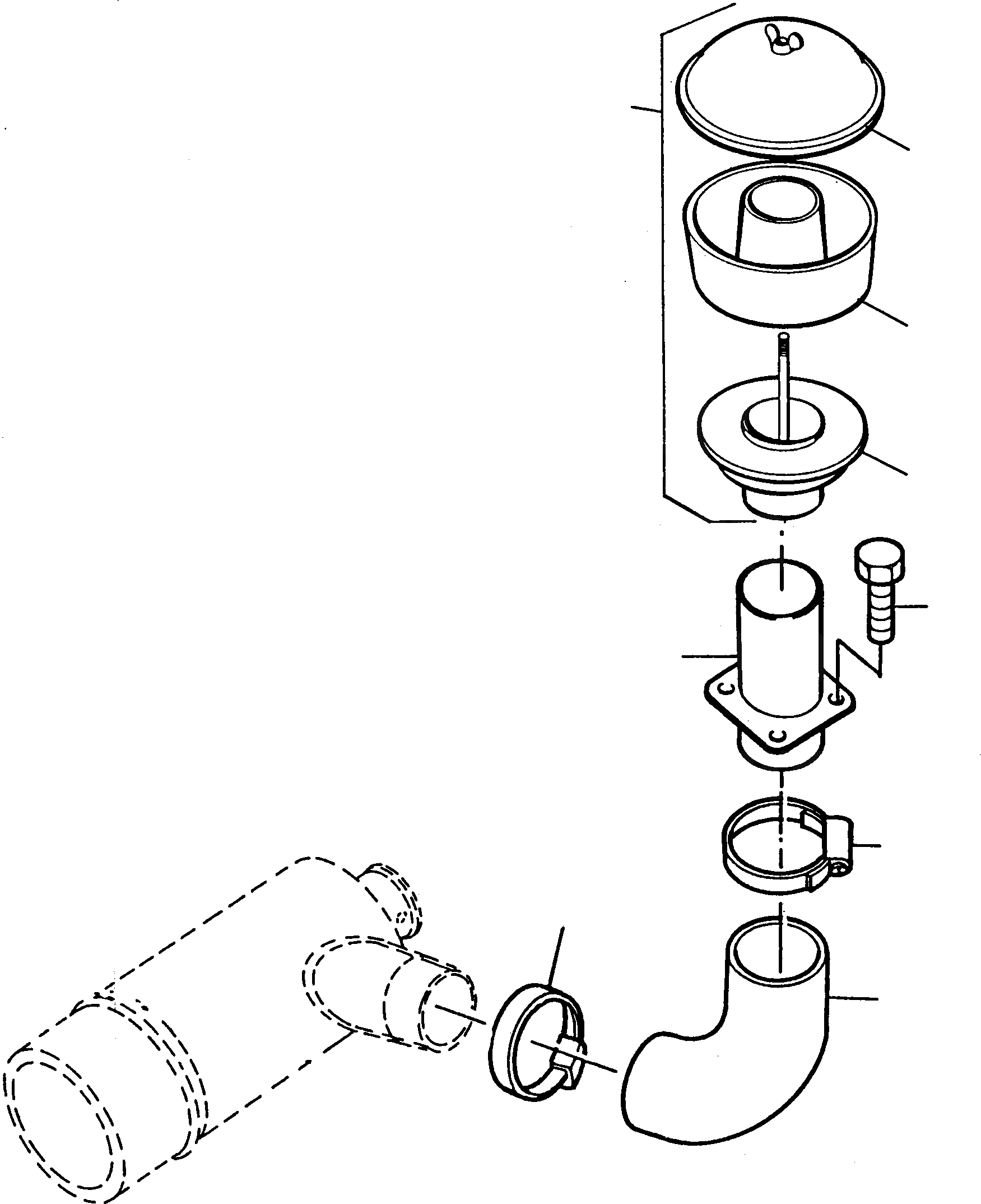 Схема запчастей Komatsu 35D - ВОЗД. ФИЛЬТР. СИСТЕМА, СТАНДАРТН. ДВИГАТЕЛЬ, АКСЕССУАРЫ И ЭЛЕКТРИЧ. СИСТЕМА