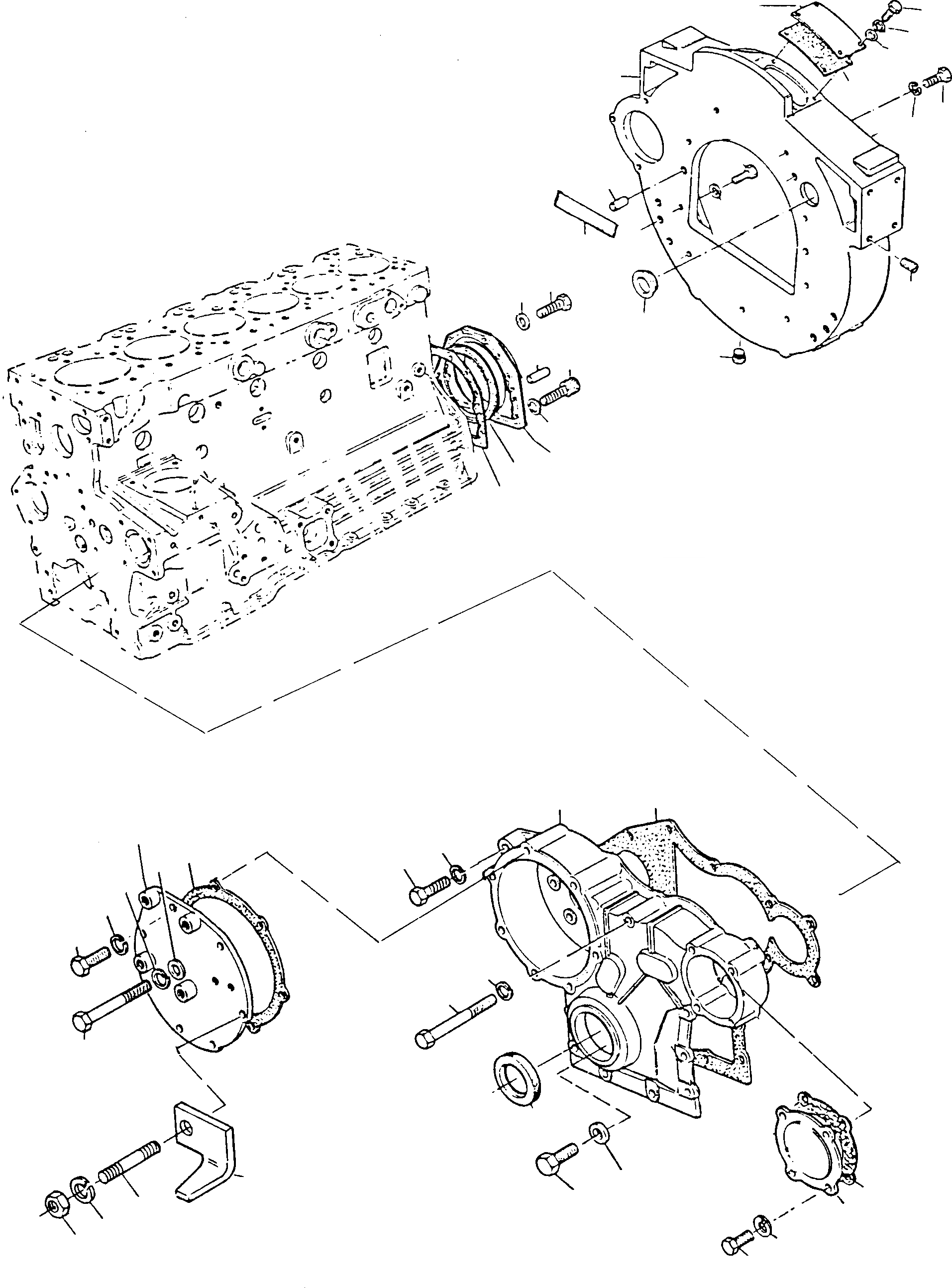 Схема запчастей Komatsu 35D - TIMING КОРПУС ШЕСТЕРЕНН. ПЕРЕДАЧИ И КАРТЕР МАХОВИКА ДВИГАТЕЛЬ, АКСЕССУАРЫ И ЭЛЕКТРИЧ. СИСТЕМА