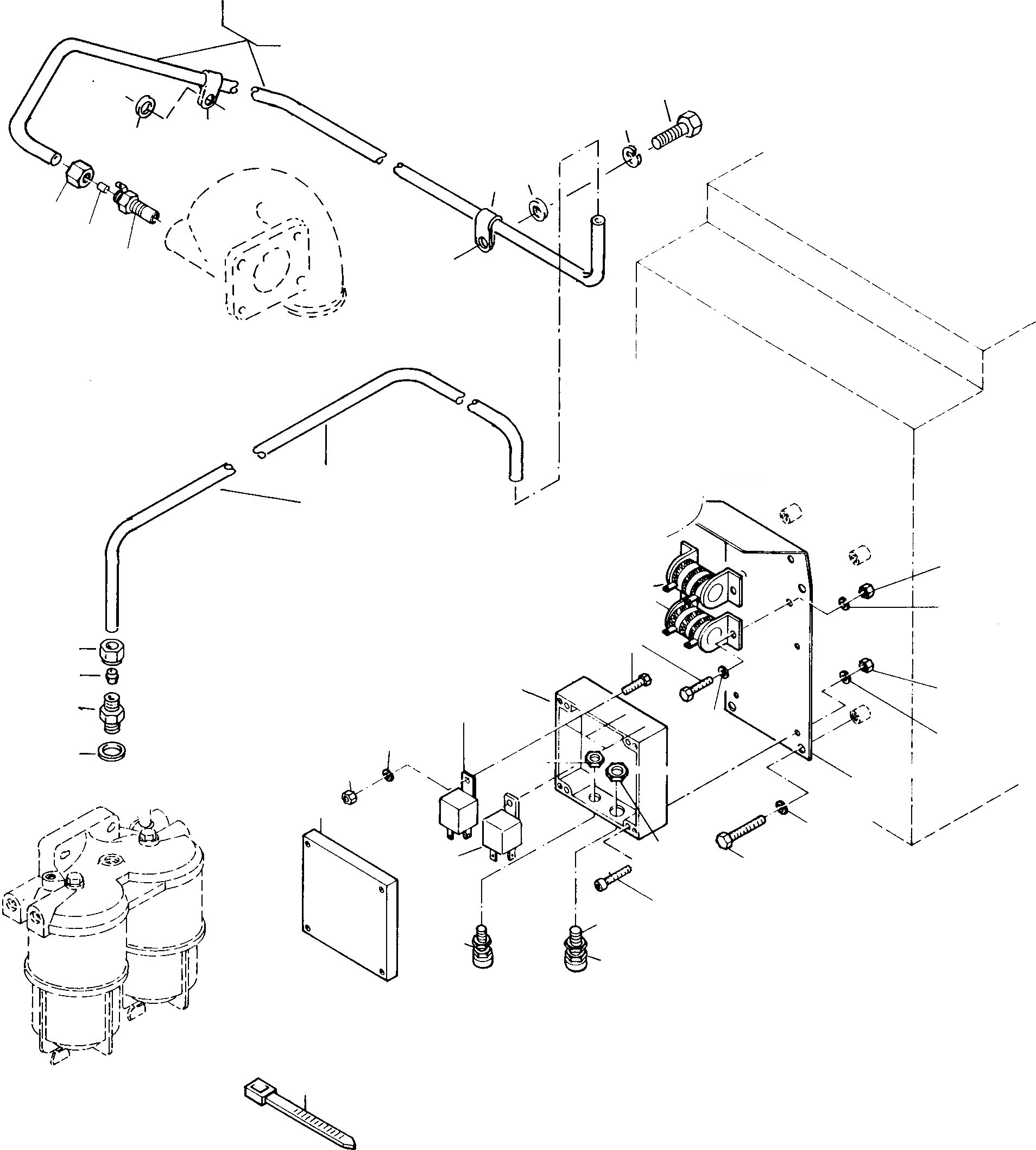 Схема запчастей Komatsu 35D - FLAME STARTER СИСТЕМА ДВИГАТЕЛЬ, АКСЕССУАРЫ И ЭЛЕКТРИЧ. СИСТЕМА
