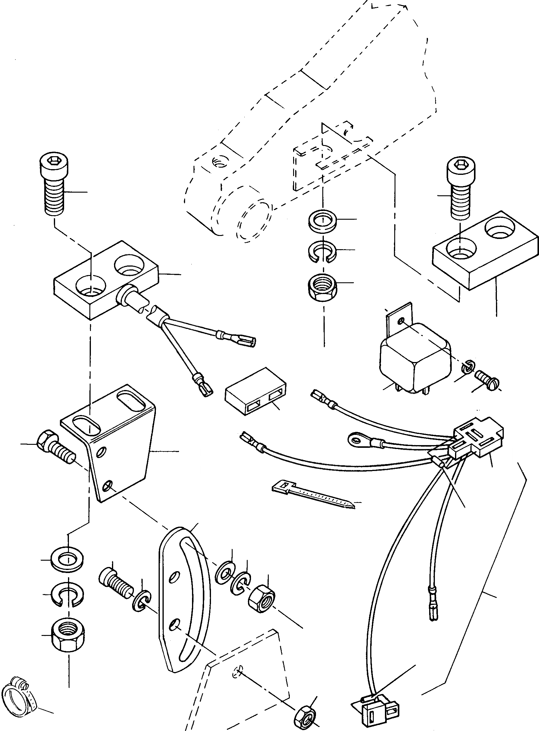 Схема запчастей Komatsu 35D - LIFT ОГРАНИЧИТЕЛЬ ДВИГАТЕЛЬ, АКСЕССУАРЫ И ЭЛЕКТРИЧ. СИСТЕМА