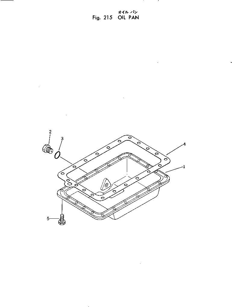 Схема запчастей Komatsu 3D72-1 - МАСЛЯНЫЙ ПОДДОН БЛОК ЦИЛИНДРОВ