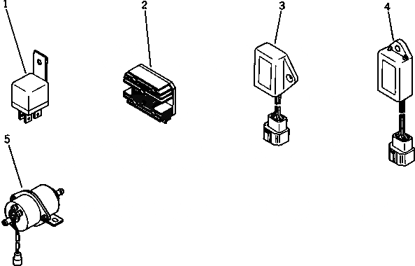 Схема запчастей Komatsu 3D72-2BA - БЕЗОПАСН. РЕЛЕ СВЕЧИ ТАЙМЕР ЭЛЕКТРИКА