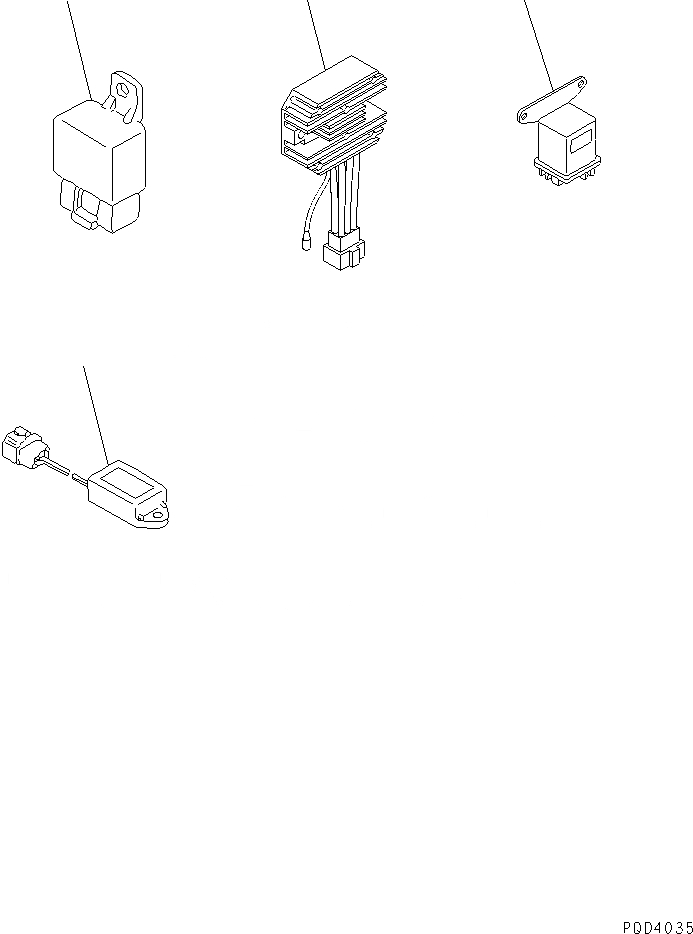 Схема запчастей Komatsu 3D74E-N3A - ЭЛЕКТРИКА (ПОСТАВЛЯЕТСЯ ДОПОЛНИТЕЛЬНО) ДВИГАТЕЛЬ