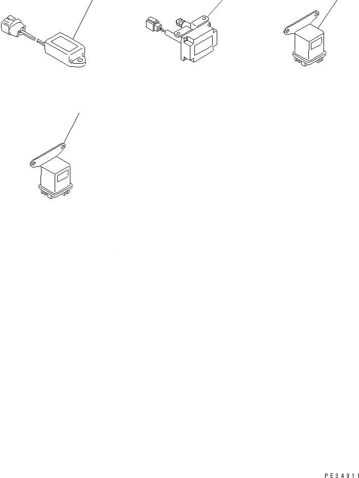 Схема запчастей Komatsu 3D82AE-3D - ТАЙМЕР¤ БЕЗОПАСН. РЕЛЕ И GНИЗ. РЕЛЕ ЭЛЕКТРИКА
