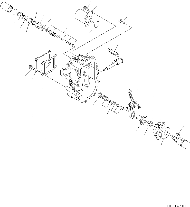 Схема запчастей Komatsu 3D82AE-5M-BA - ТОПЛ. НАСОС (РЕГУЛЯТОР) (/) (ВНУТР. ЧАСТИ)(№7-) ДВИГАТЕЛЬ