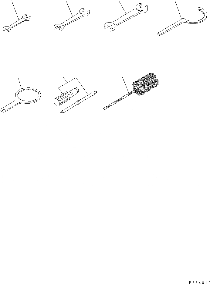 Схема запчастей Komatsu 3D84N-2CA - ИНСТРУМЕНТ ИНСТРУМЕНТ И ДВИГАТЕЛЬ КОМПЛЕКТ