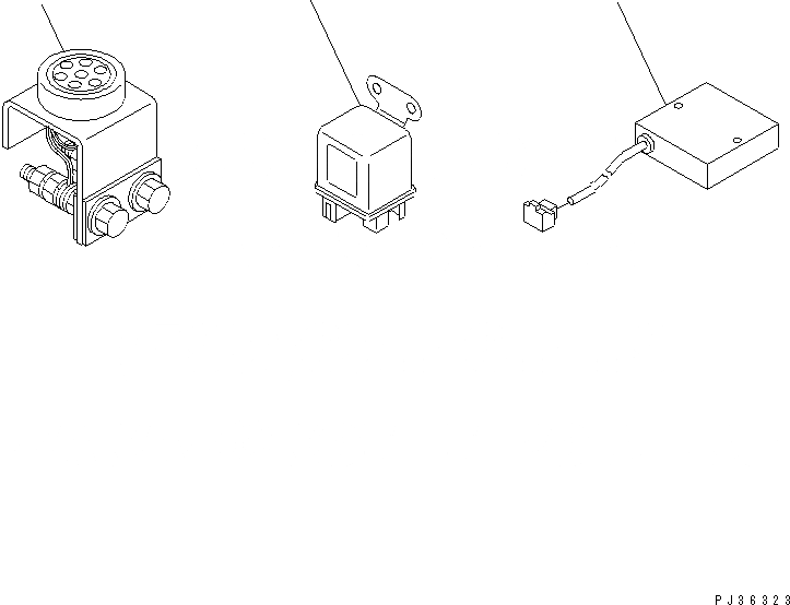 Схема запчастей Komatsu 3D95S-W-1C - СИГНАЛ ОБОГРЕВ-ЛЯ¤ РЕЛЕ¤ ТАЙМЕР ЭЛЕКТРИКА