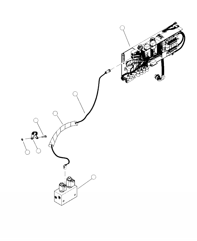 Схема запчастей Komatsu 430FX-1 - E-A НИЖН. КАБИНА SHIFT Э/ПРОВОДКА ЭЛЕКТРИКА