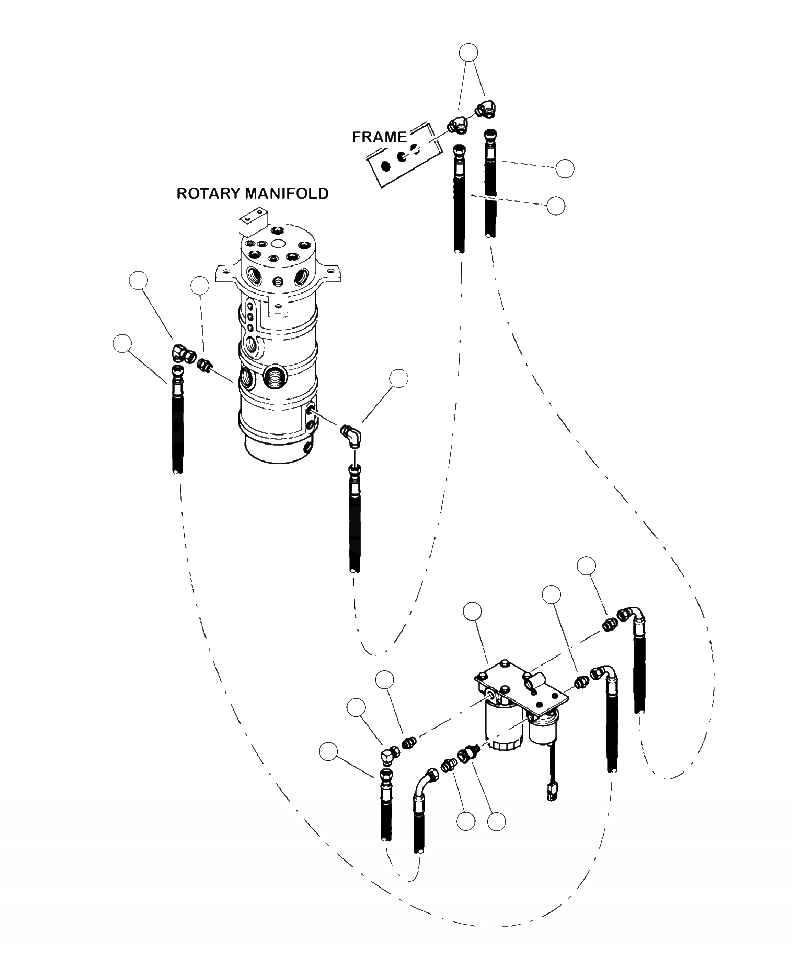Схема запчастей Komatsu 430FXL-1 - D-A CONTINUOUS ROTATION ТОПЛИВН. СИСТЕМА ТОПЛИВН. БАК. TO ПОВОРОТН. КОЛЛЕКТОР ТОПЛИВН. БАК. AND КОМПОНЕНТЫ