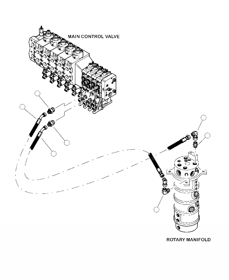 Схема запчастей Komatsu 430FXL-1 - H-A ГИДРОЛИНИЯ ДЛЯ КАБИНЫ УРОВЕНЬING FUNCTION КЛАПАН - ПОВОРОТН. (ПРАВ. ЦИЛИНДР) ГИДРАВЛИКА