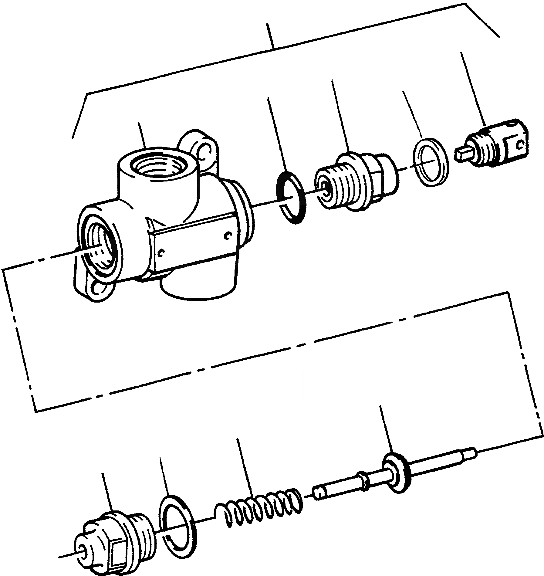 Схема запчастей Komatsu 44C - ЭКСТРЕНН. НАСОС РУЛЕВ. УПРАВЛ-Я И ТРУБЫS, ПОТОК ИНДИКАТОР СИСТЕМАУПРАВЛЕНИЯ ПОВОРОТОМ, ПЕРЕДНИЙ МОСТ, ТОРМОЗ. СИСТЕМА