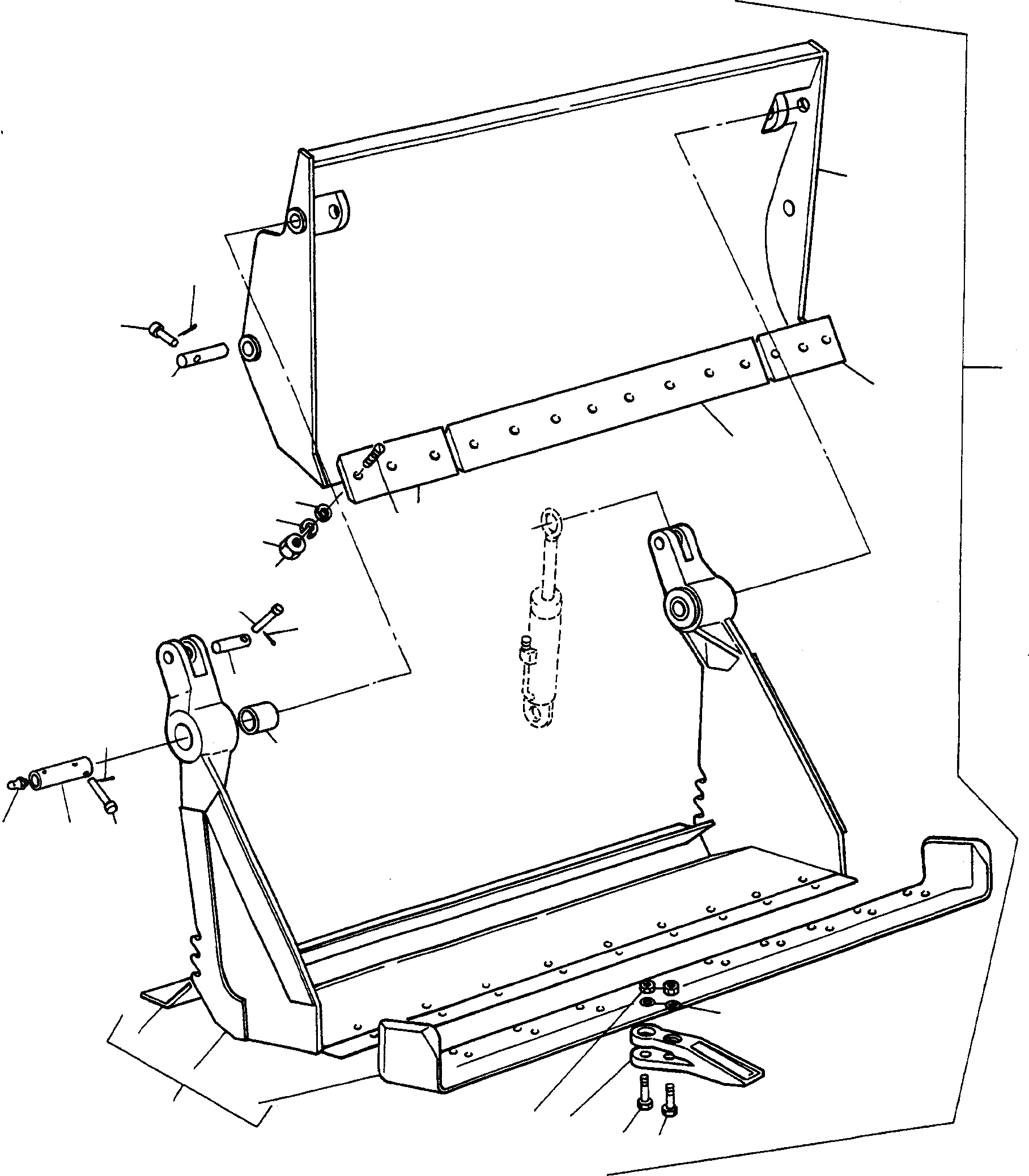 Схема запчастей Komatsu 44C - GRAB КОВШ, LITRES GRAB КОВШ, LITRES 