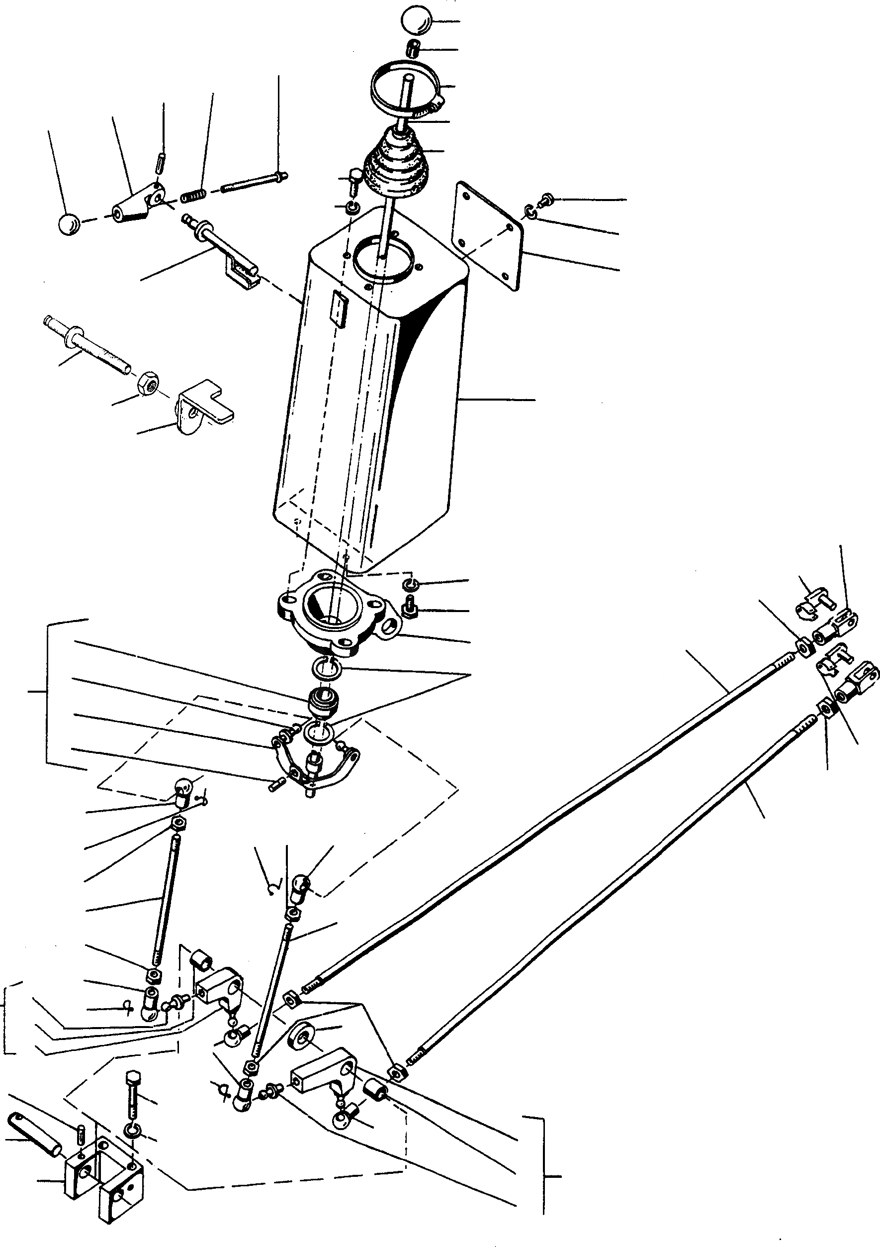 Схема запчастей Komatsu 44C - ГИДРАВЛИКА, SHIFT, WAYS УПРАВЛЯЮЩ. КЛАПАН ГИДРАВЛИКА