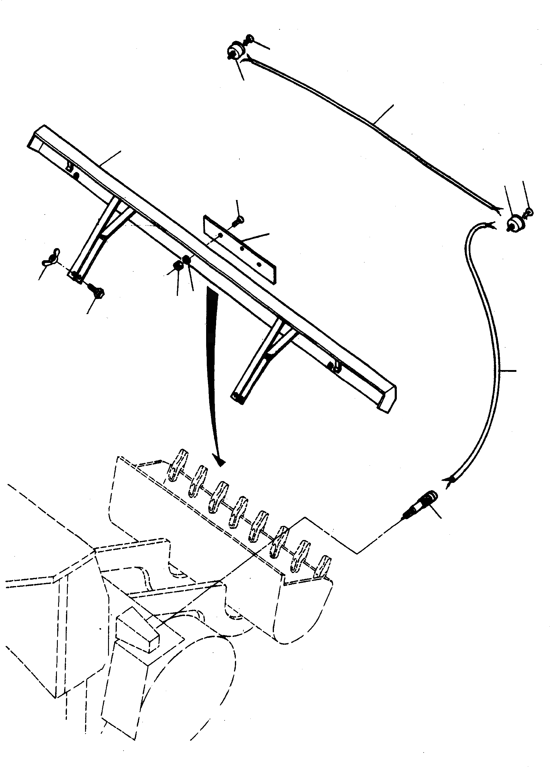 Схема запчастей Komatsu 44C - РЫХЛИТЕЛЬ ЗУБЬЯWEAR ПЛАСТИНА, MARKER LIGHT, EXECUTION I ОБОРУД-Е