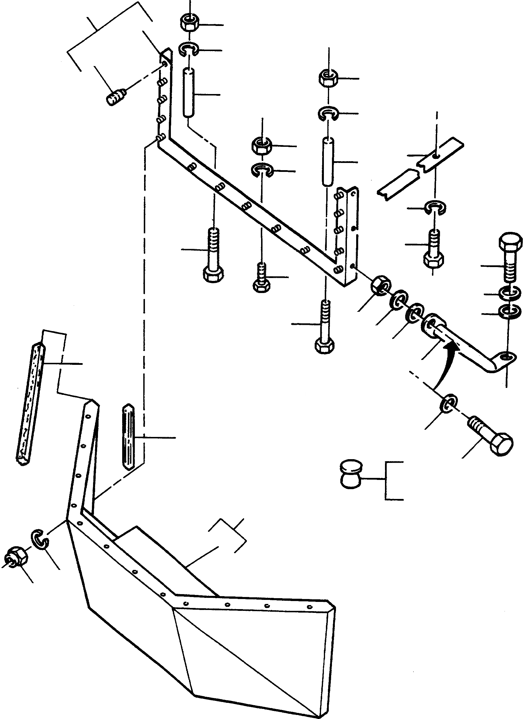 Схема запчастей Komatsu 44C - VEHICLES БЕЗ КАБИНЫIN, EXECUTION I ШАССИ И SUPERSTRUCTURE
