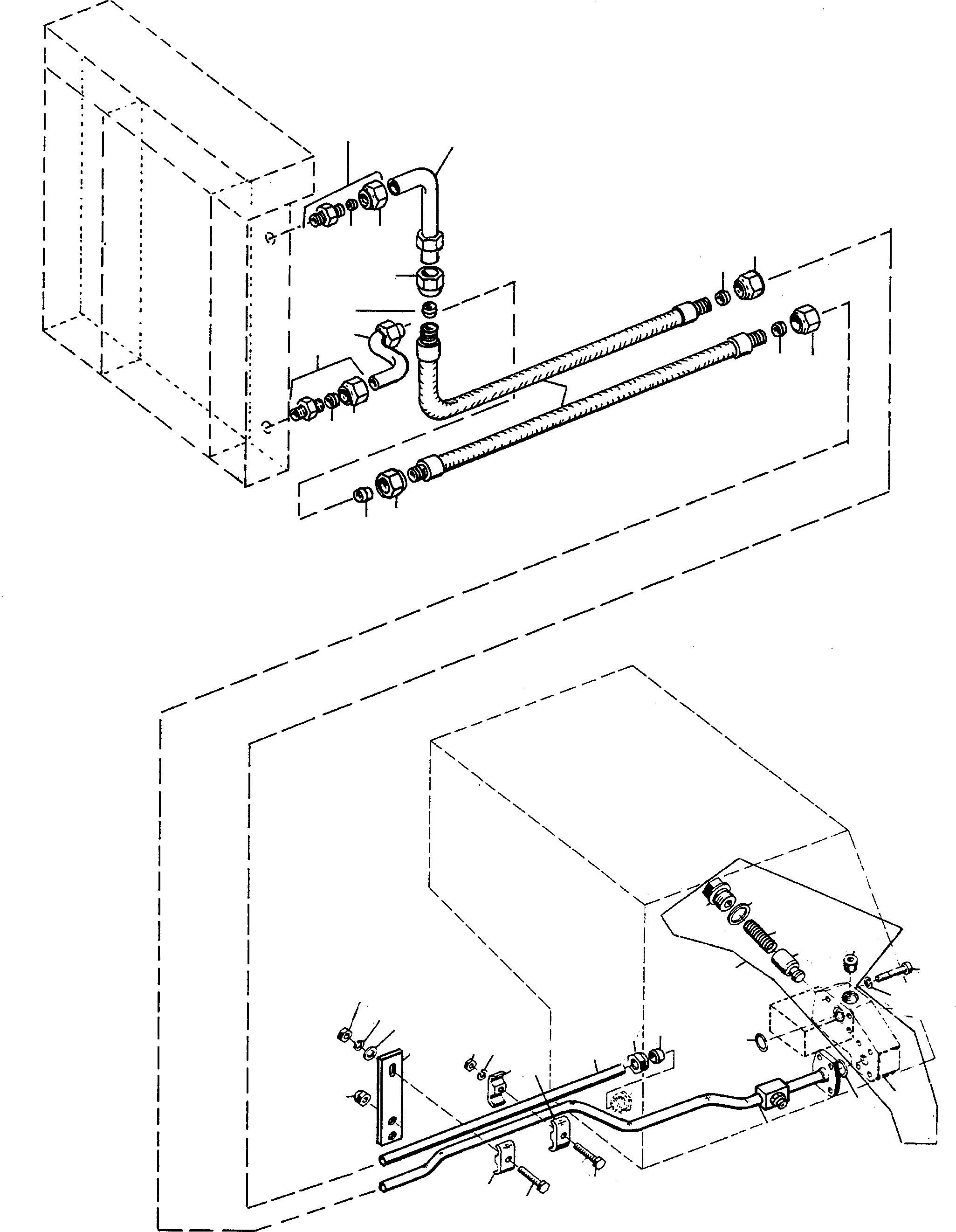 Схема запчастей Komatsu 44C - ГИДРАВЛ МАСЛ. ОХЛАЖД-Е ДВИГАТЕЛЬ, АКСЕССУАРЫ И ЭЛЕКТРИЧ. СИСТЕМА